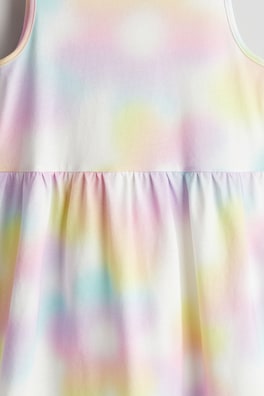 Patterned cotton dress - Light pink/Gradient - Kids | H&M GB