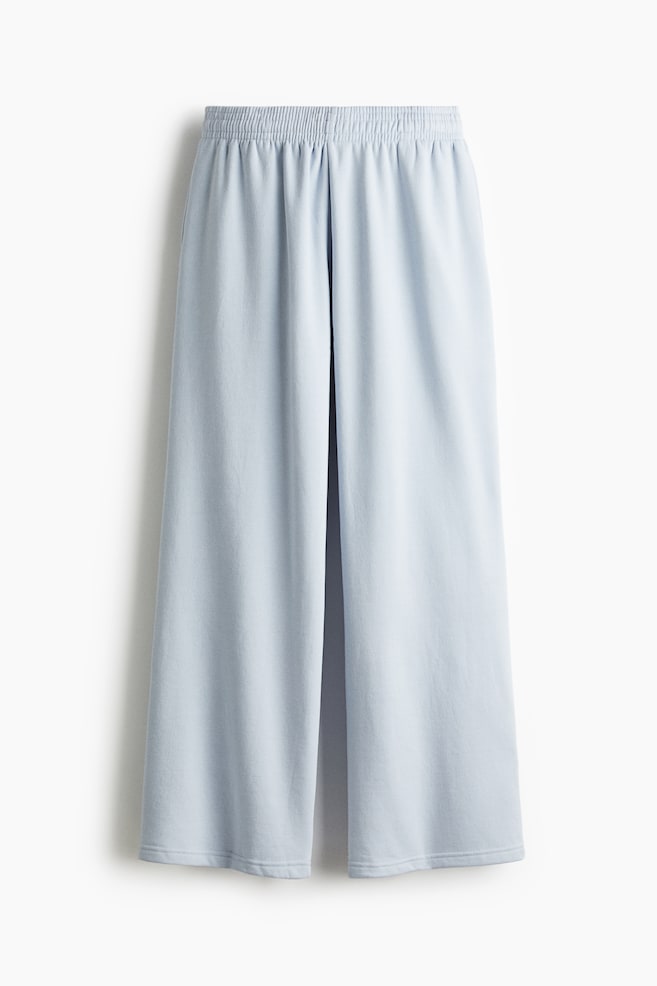 Wide-Leg Joggers - Light blue/Light gray/Light pink - 1