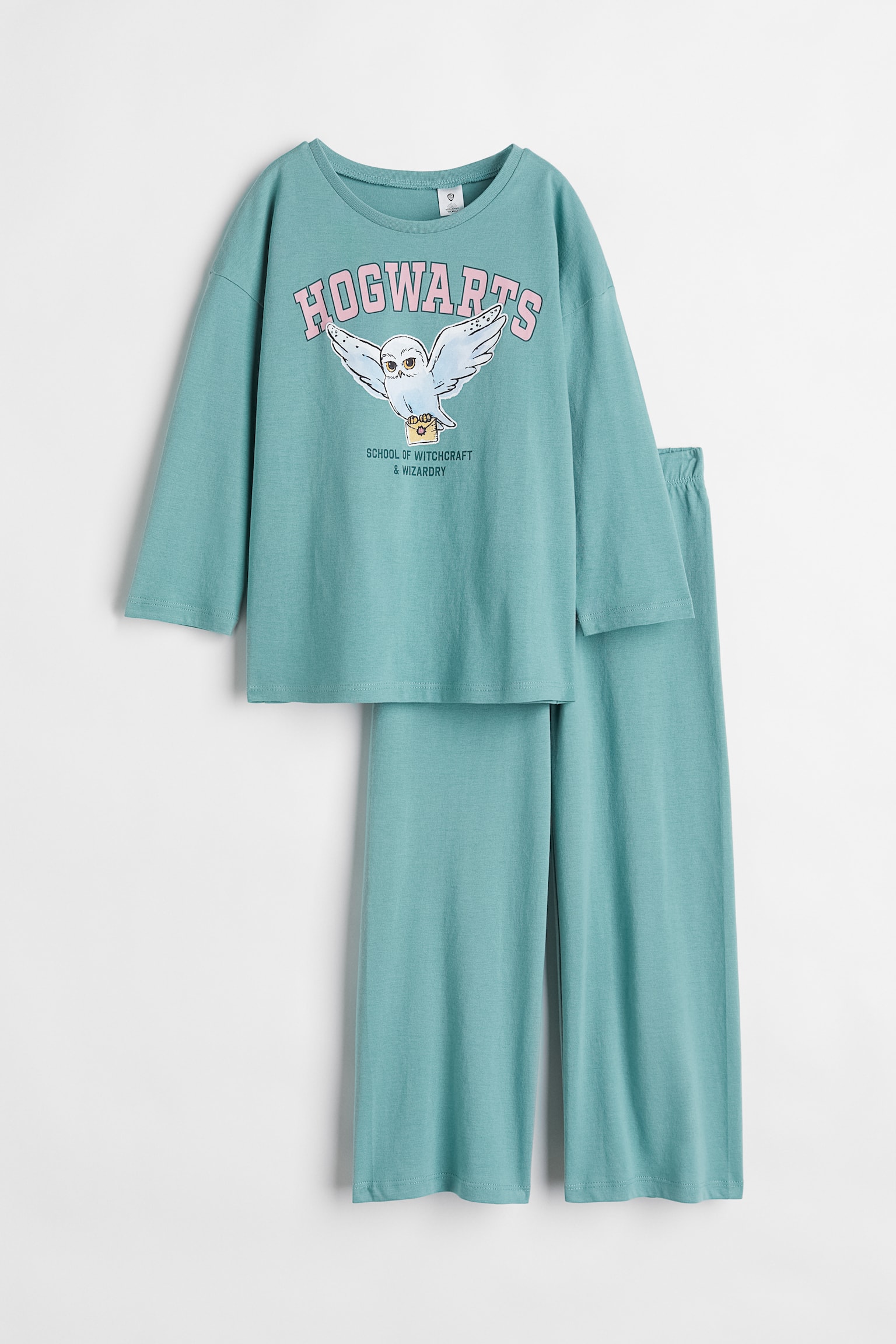 Print Cotton Jersey Pyjama Set - Turquoise/Harry Potter - 1