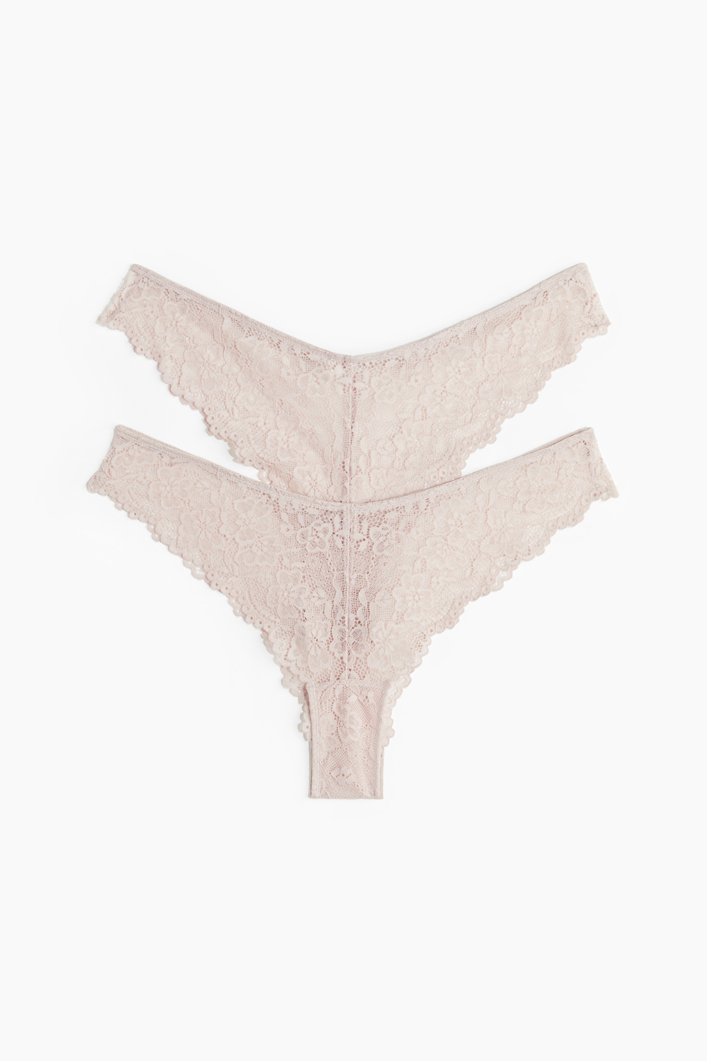 2-pack Lace Brazilian Briefs - Powder pink/Black/White/Grey green/Brown/Pigeon blue/Light blue/Red/Dusty blue