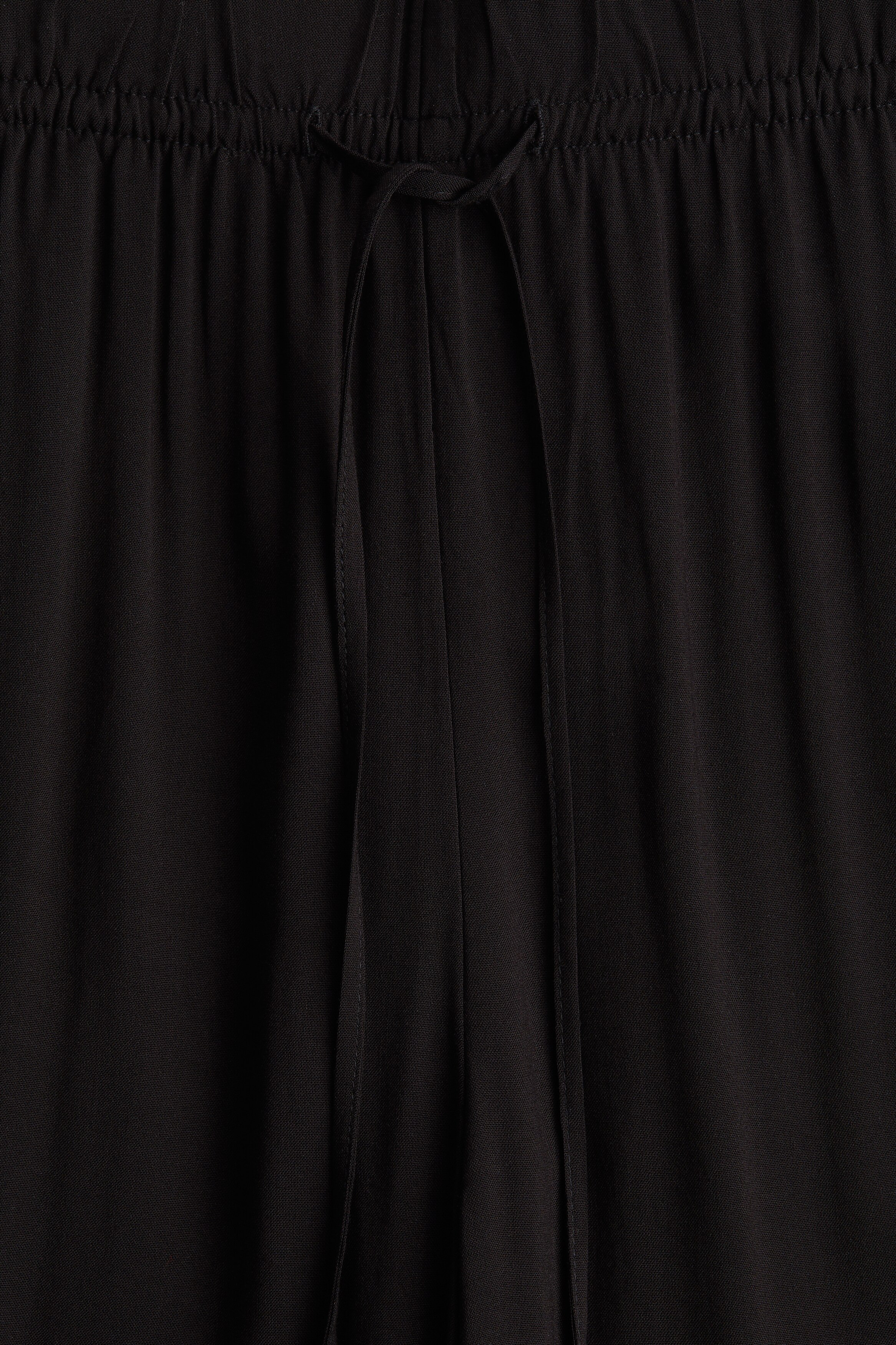 Viscose drawstring trousers