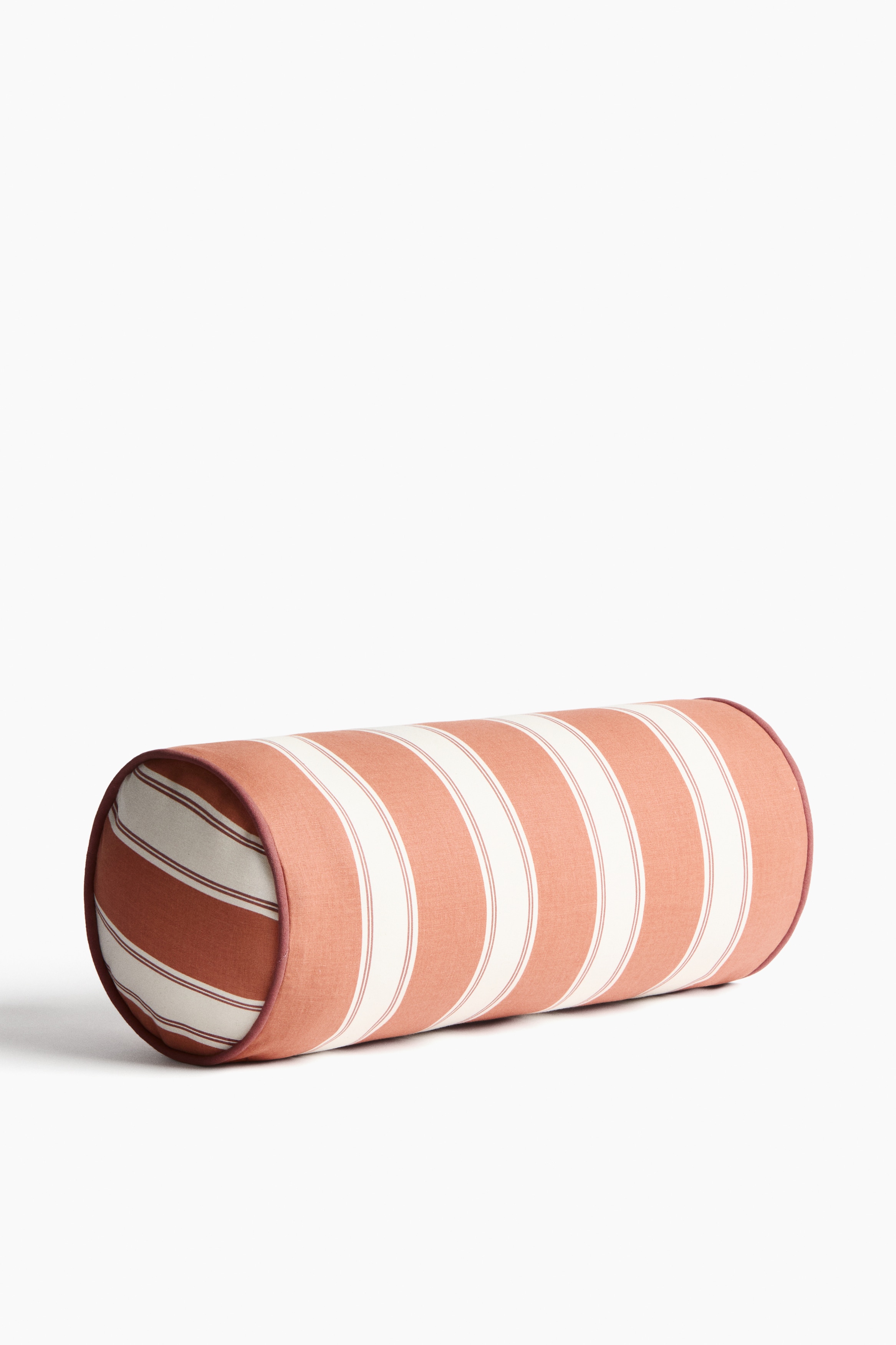 Traversin d'extérieur en coton - Terracotta/rayé/Beige/rayé/Jaune/rayé