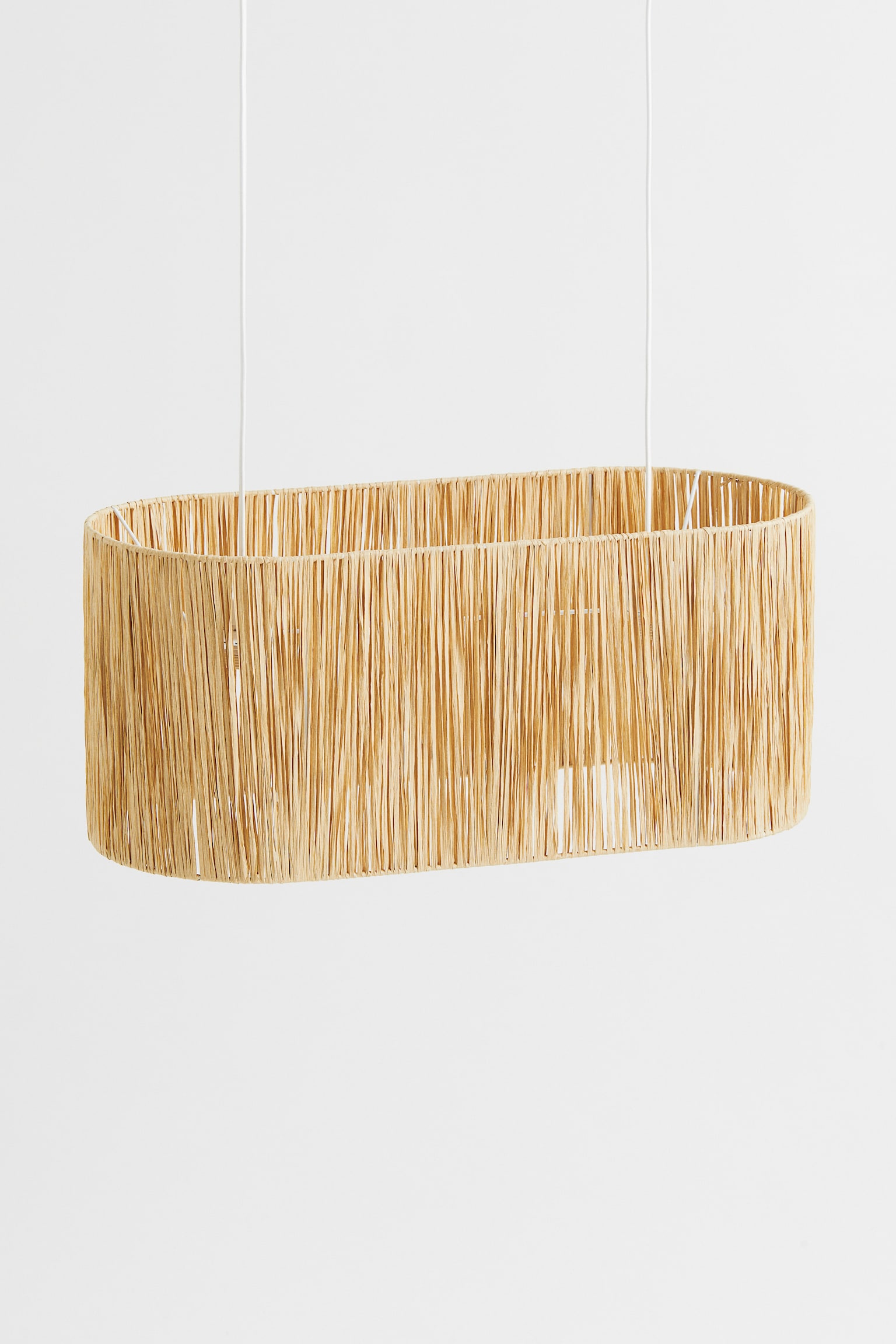 Paper straw pendant light - Light beige - 1