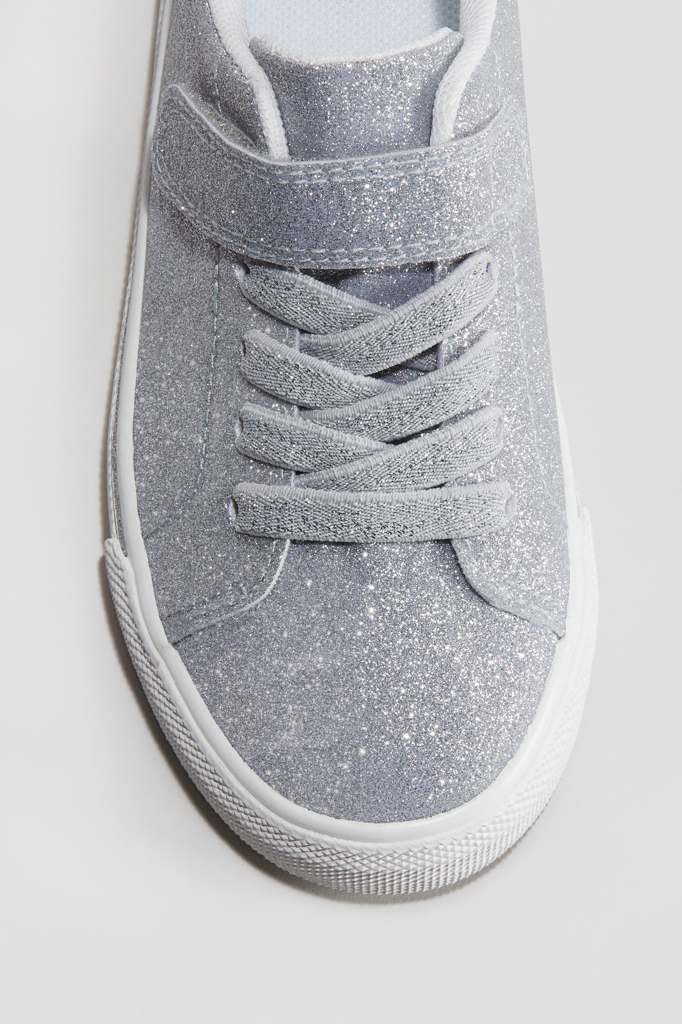 H. M Silver-colored/glittery Glittery Sneakers for kids | H&M US