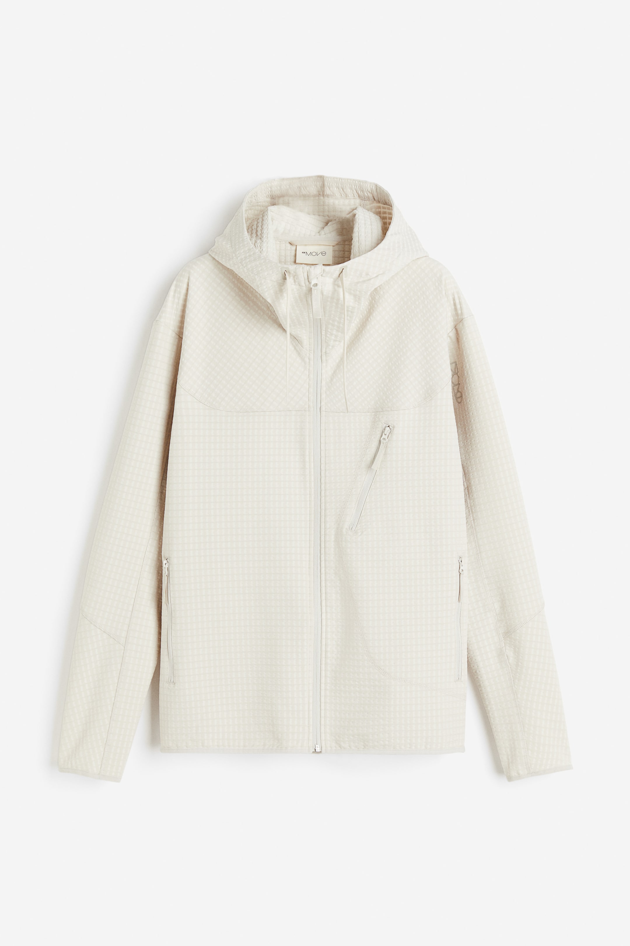 Regular Fit Mid layer jacket in DryMove™ - Light beige - Men | H&M GB