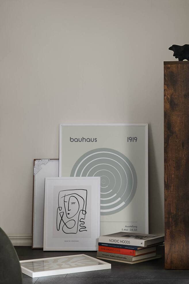 Bauhaus Poster Set - Vert/beige - 3