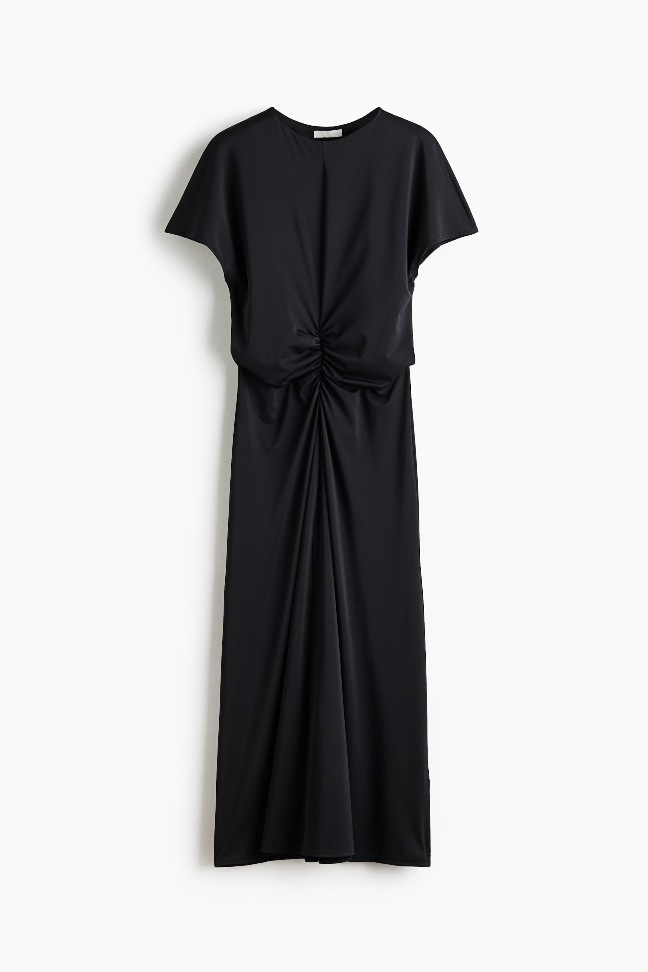 Robe froncée à mancherons
