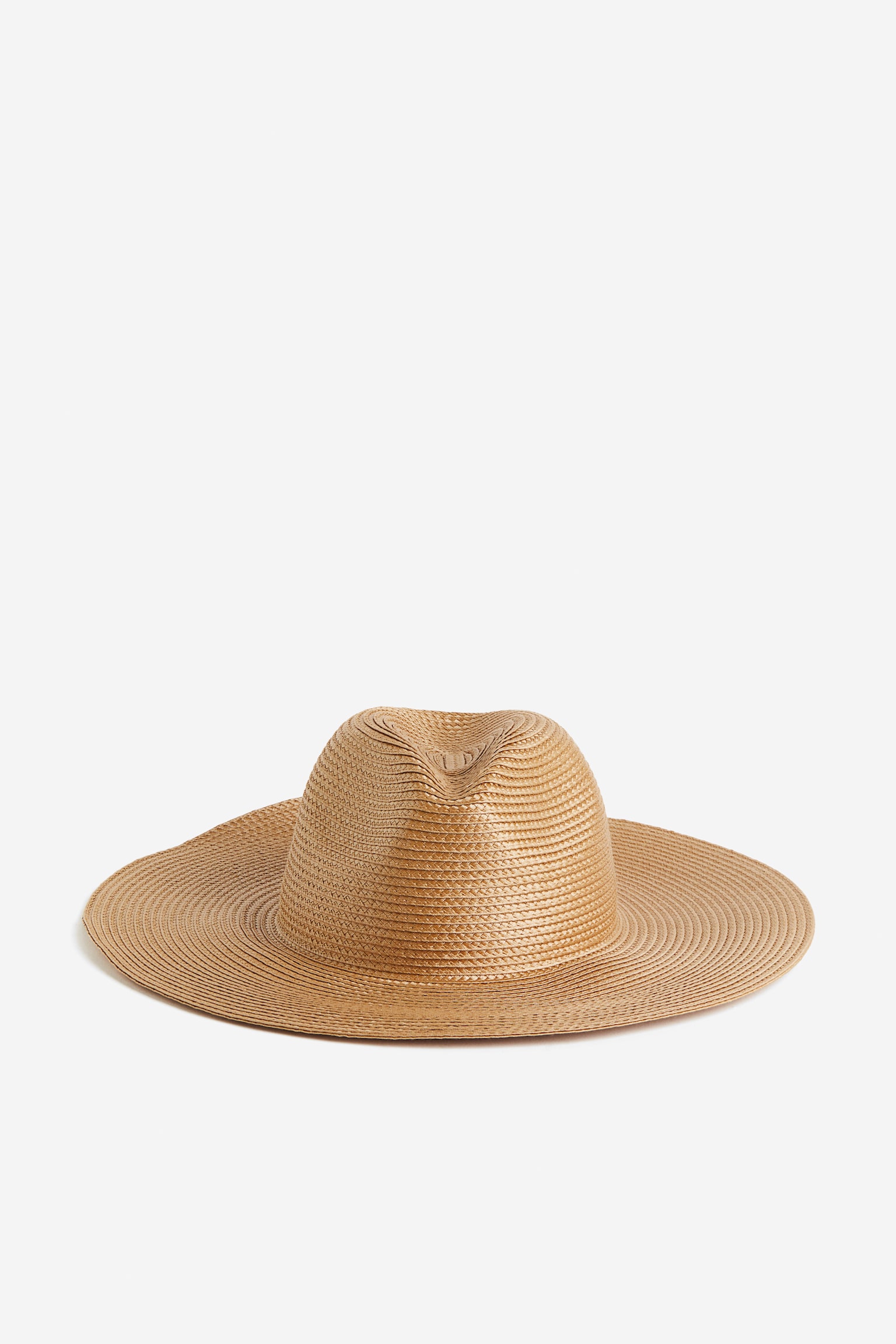 Straw hat - Beige/Black - 1