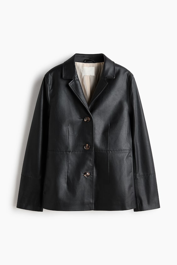 Женские куртки H&M Coated Jacket