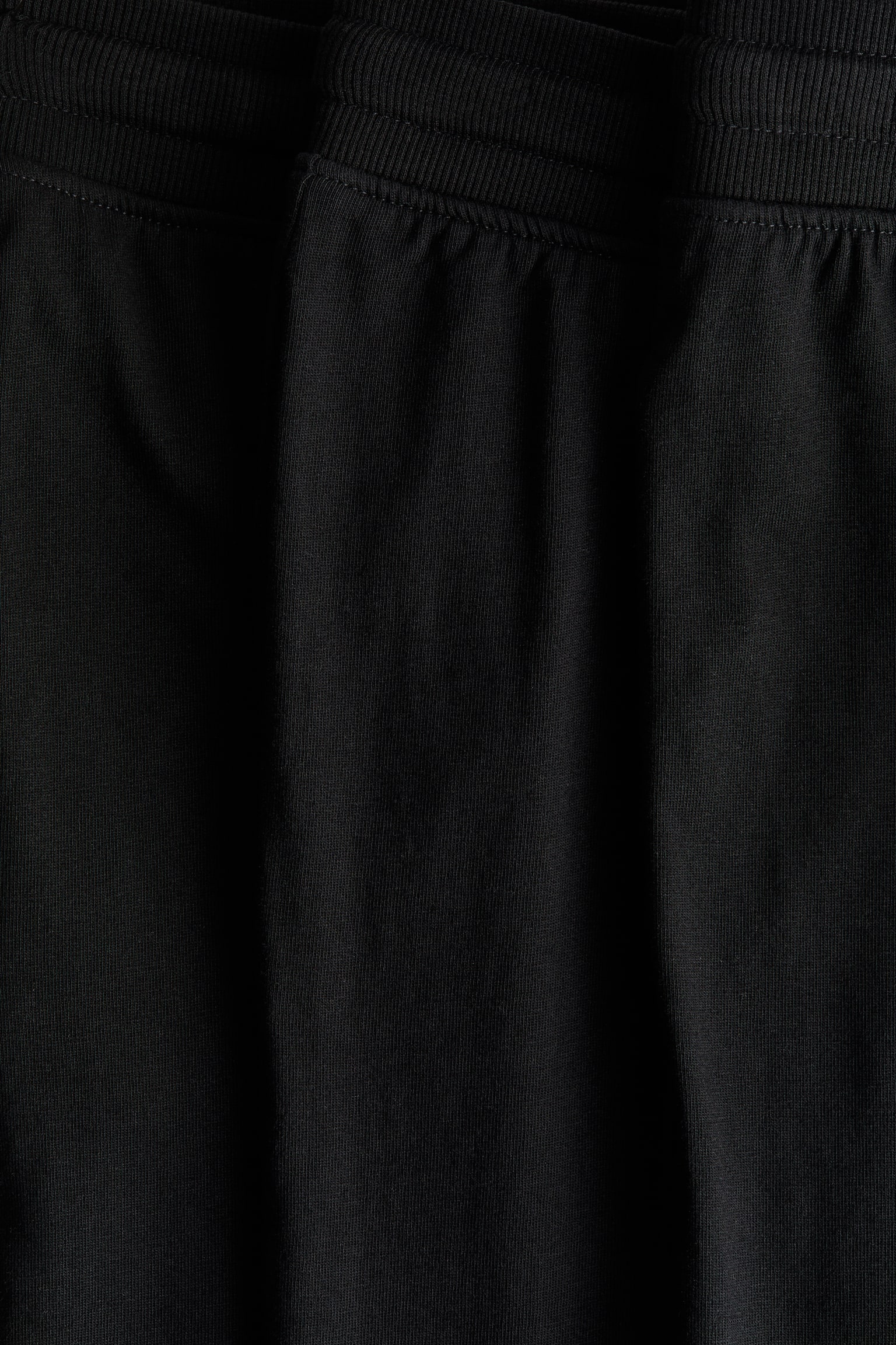 3-pack cotton jersey joggers - Black/Dark blue/Grey marl/Grey/Black - 2