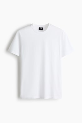 T-shirt i pimabomull Slim Fit