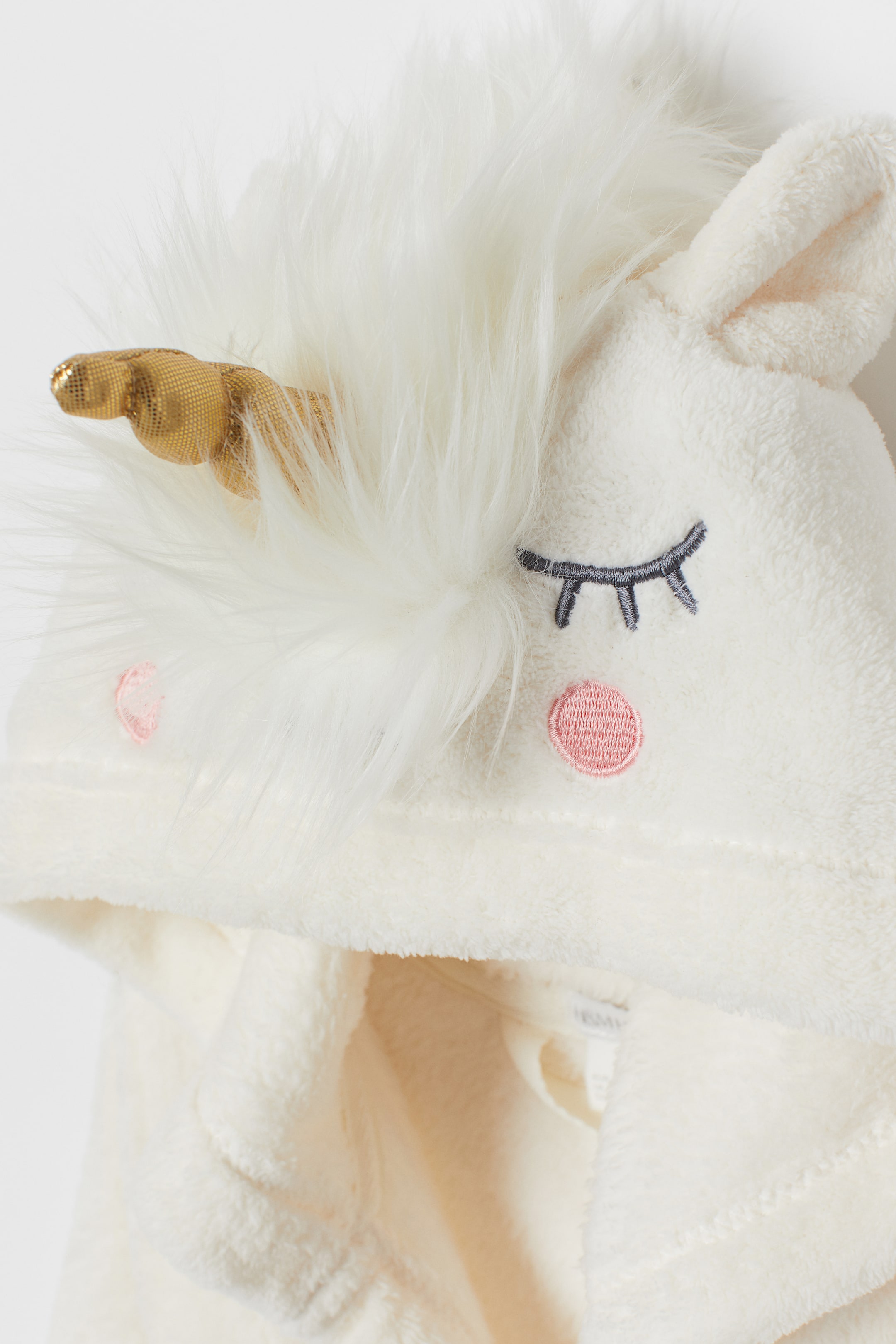 Dressing gown Long sleeve White/Unicorn Home All H&M GB