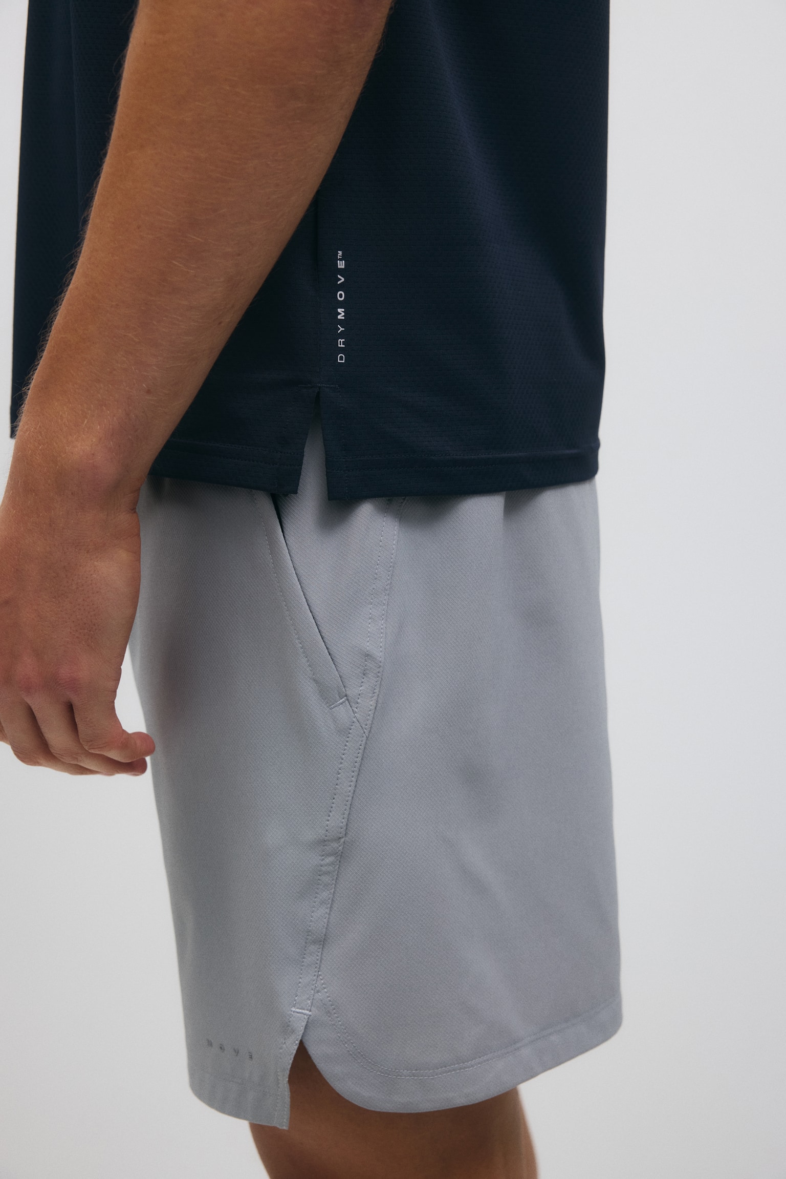 Muscle Fit Sports top with DryMove™-Navy blue - 6
