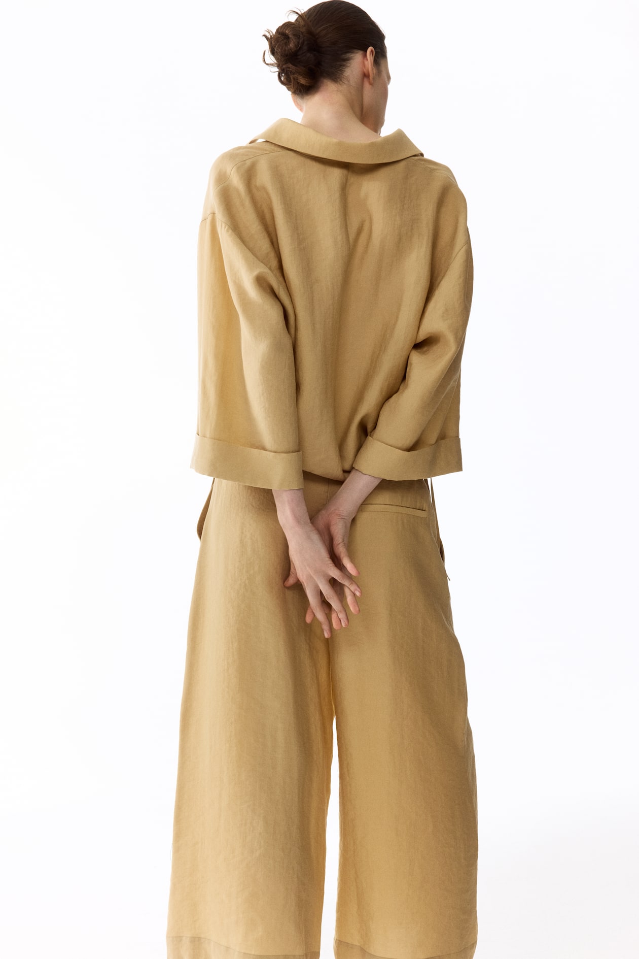 Oversized Lyocell-blend Blouse - image 2