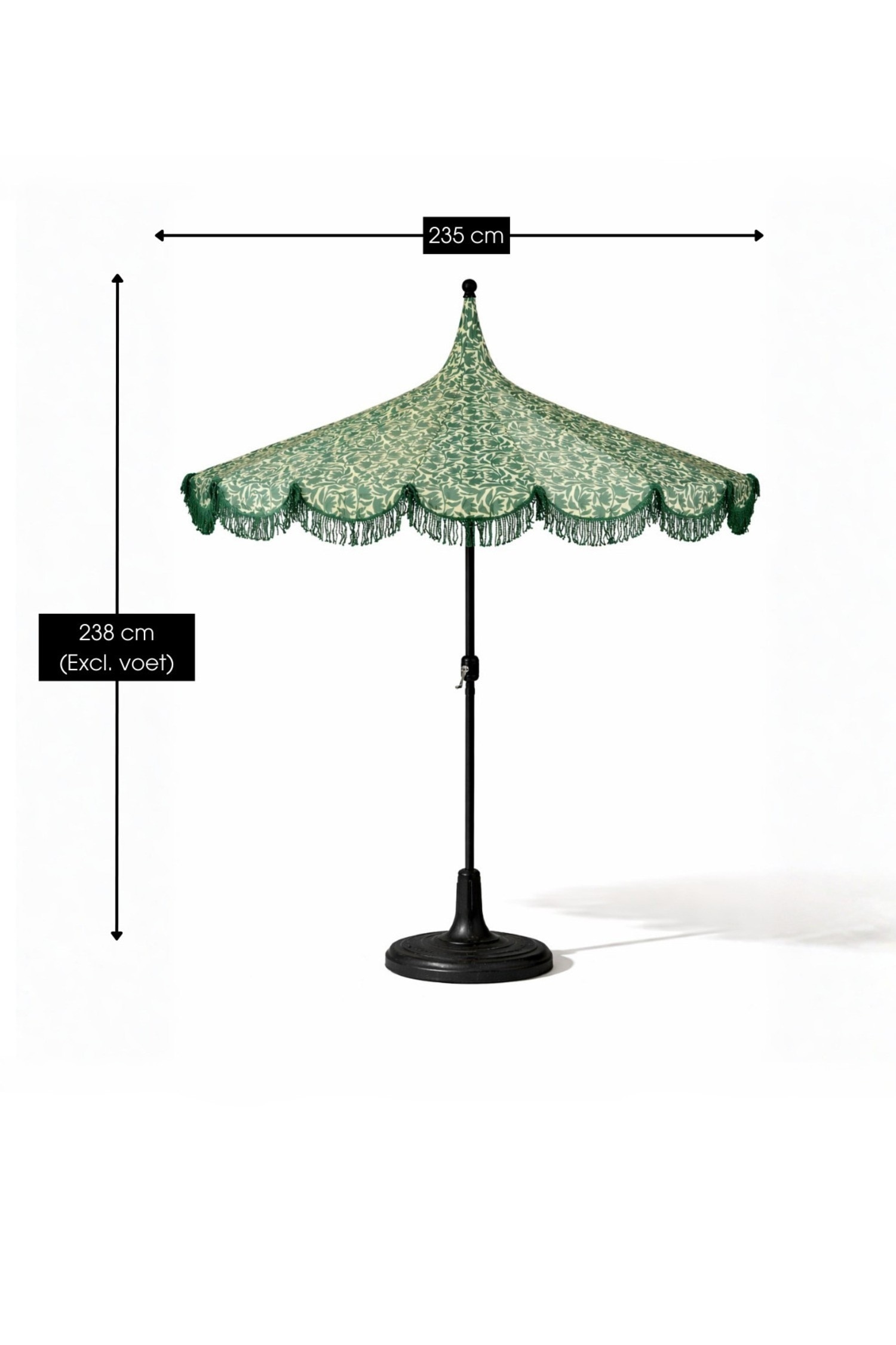 Parasol - Vert Foncé/Orange