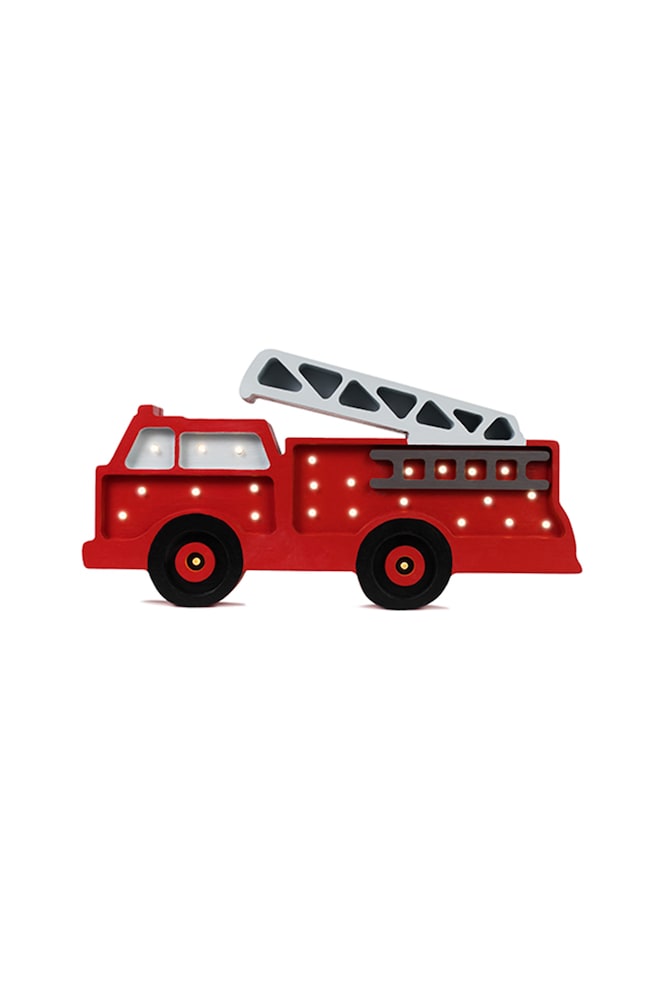 Lampe Camion De Pompiers - Rouge De Base - 1