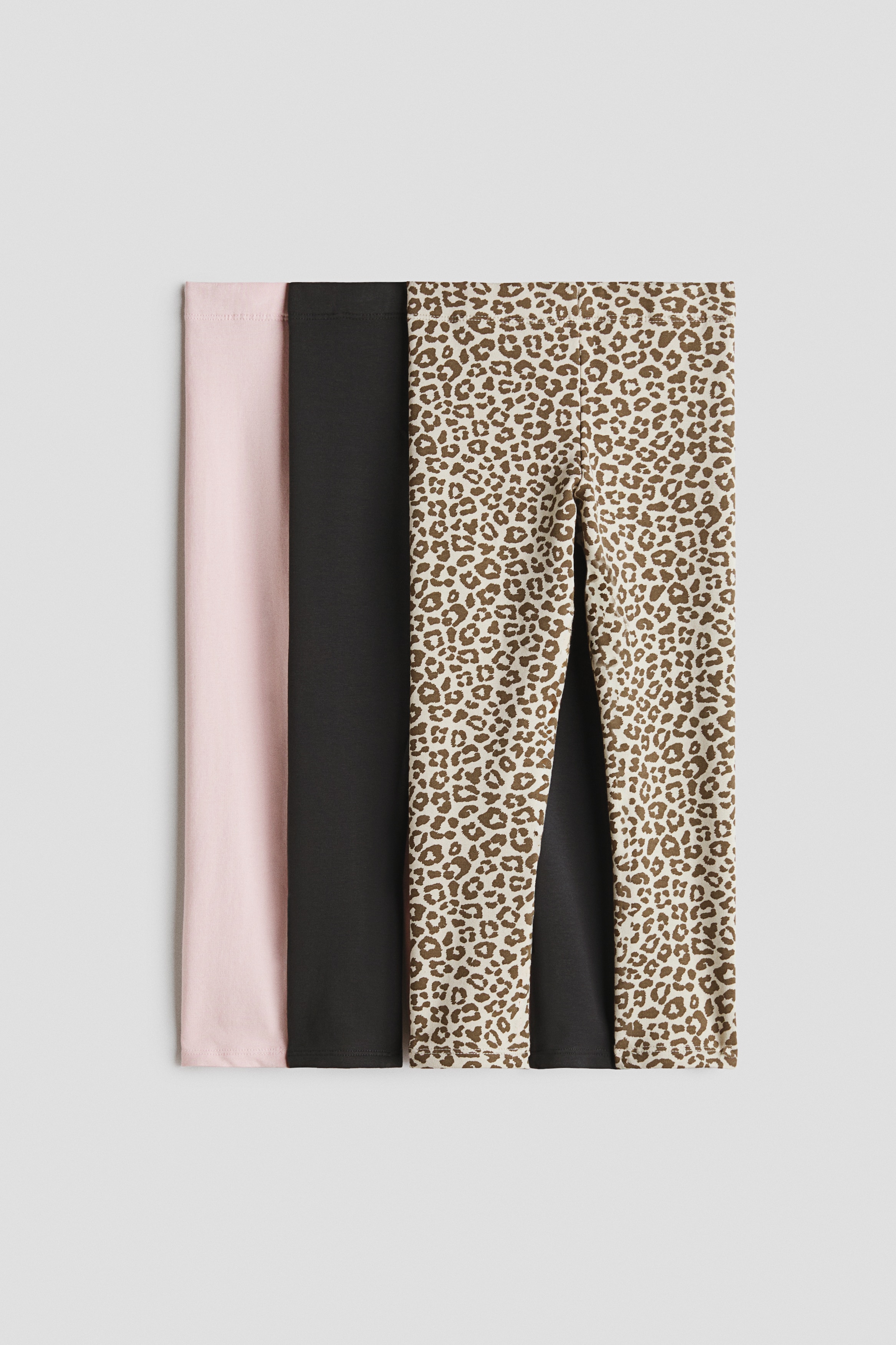 3-pack brushed-inside leggingsModel