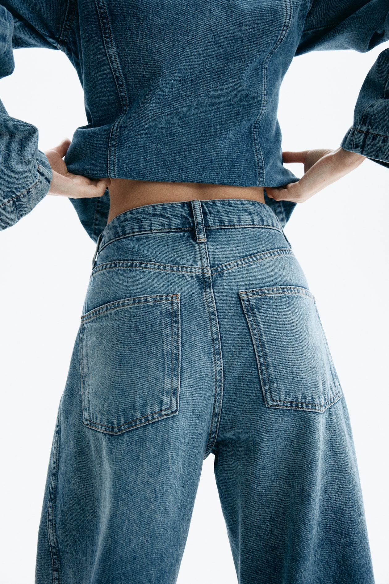 High-Rise Barrel-Leg Jeans - image 5