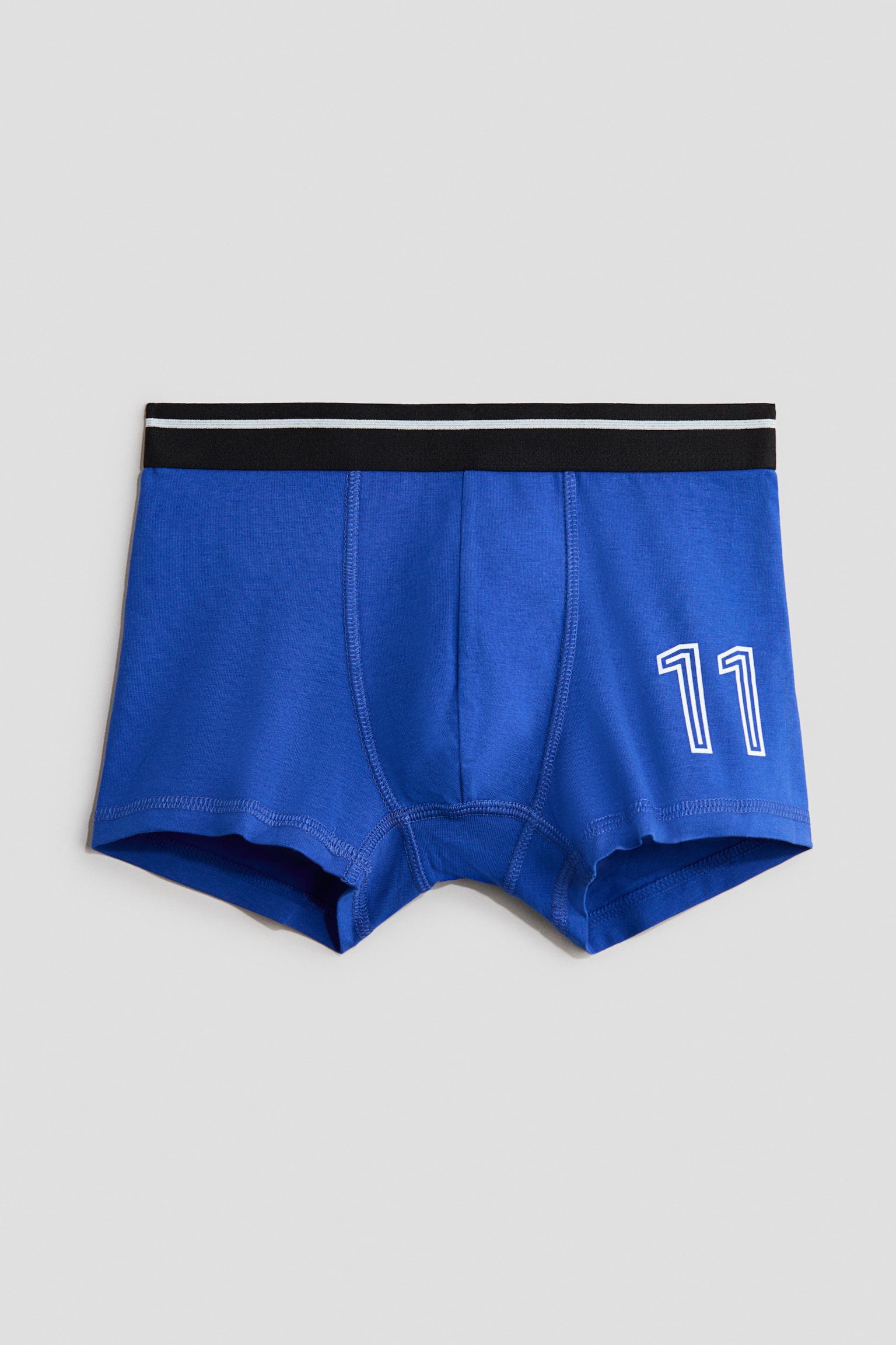 Lot de 3 caleçons boxeurs en coton - Noir/ballons de football/Noir/carreaux - 3