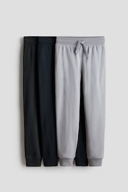 3-pack joggers i bomull