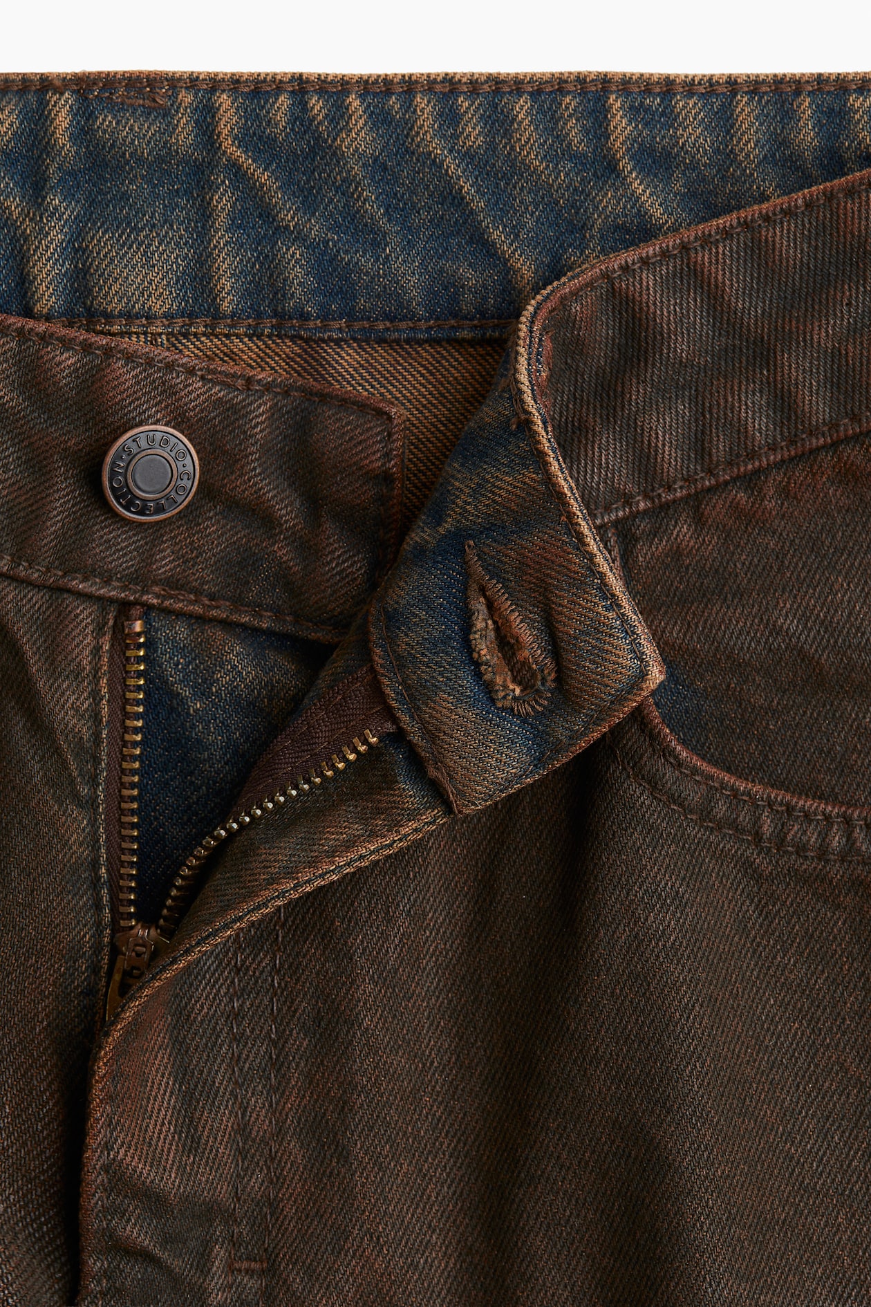 Coated Straight-Leg Jeans - image 4