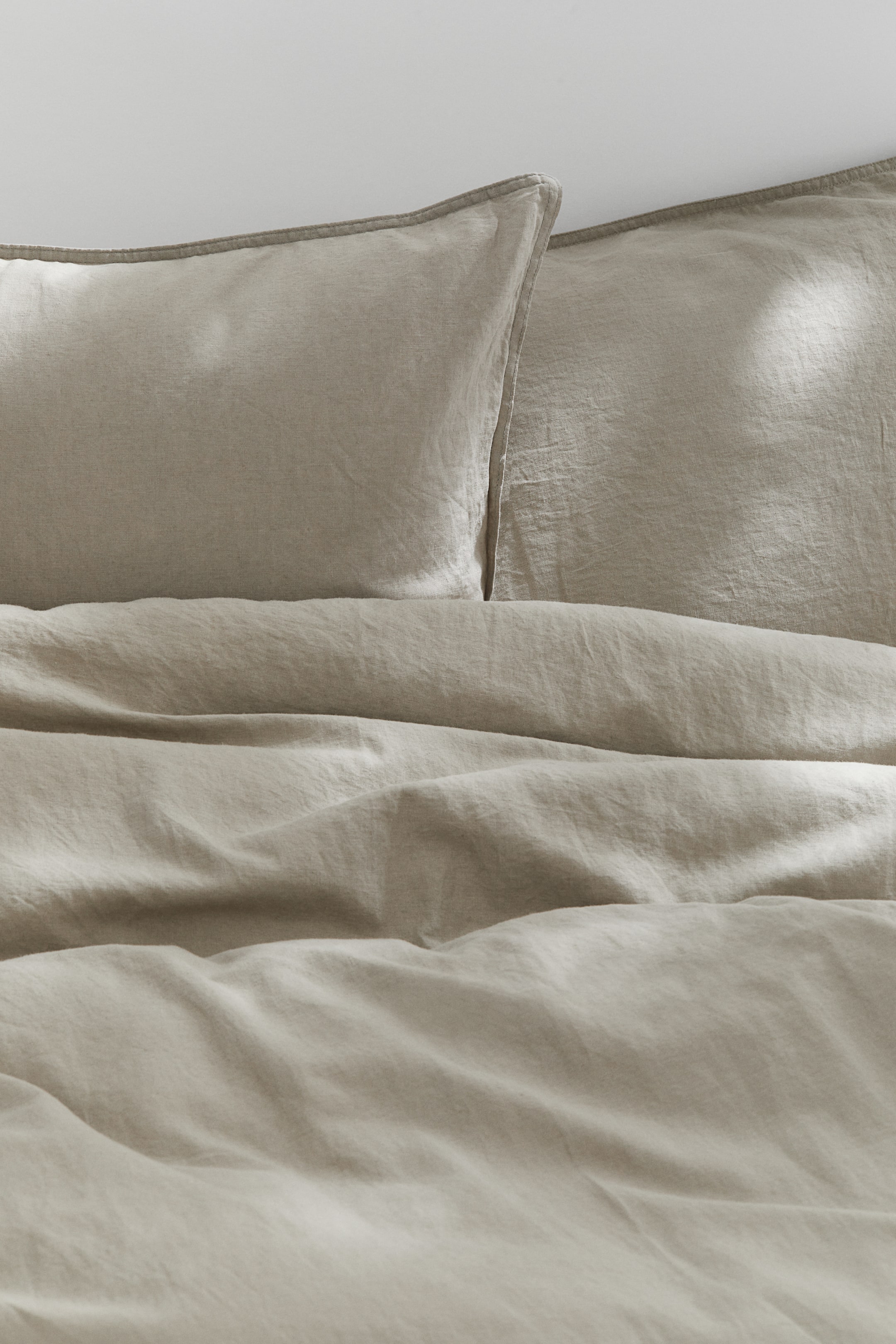 Linen-blend King/Queen Duvet Cover Set