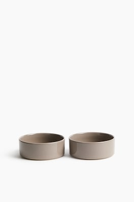2-pack liten skål i stengods