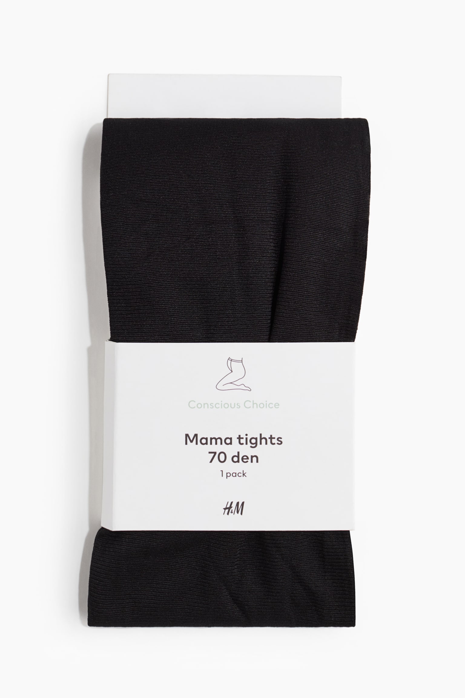 MAMA Tights 70 denier - Black - 1