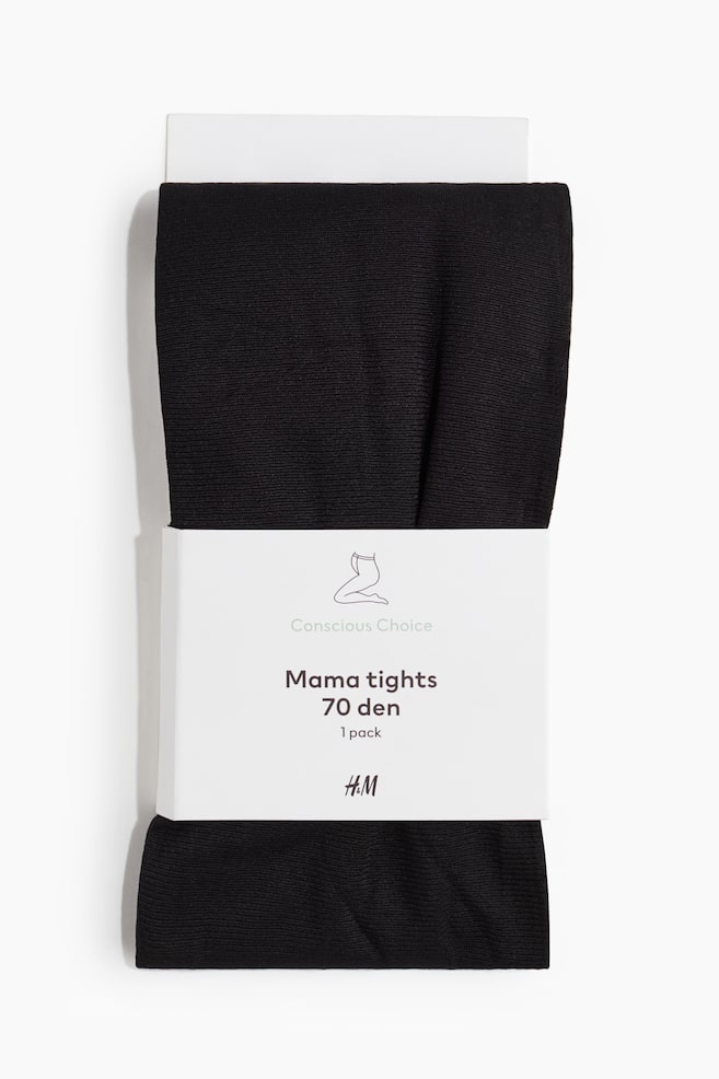 MAMA Collant 70d - Noir - 1