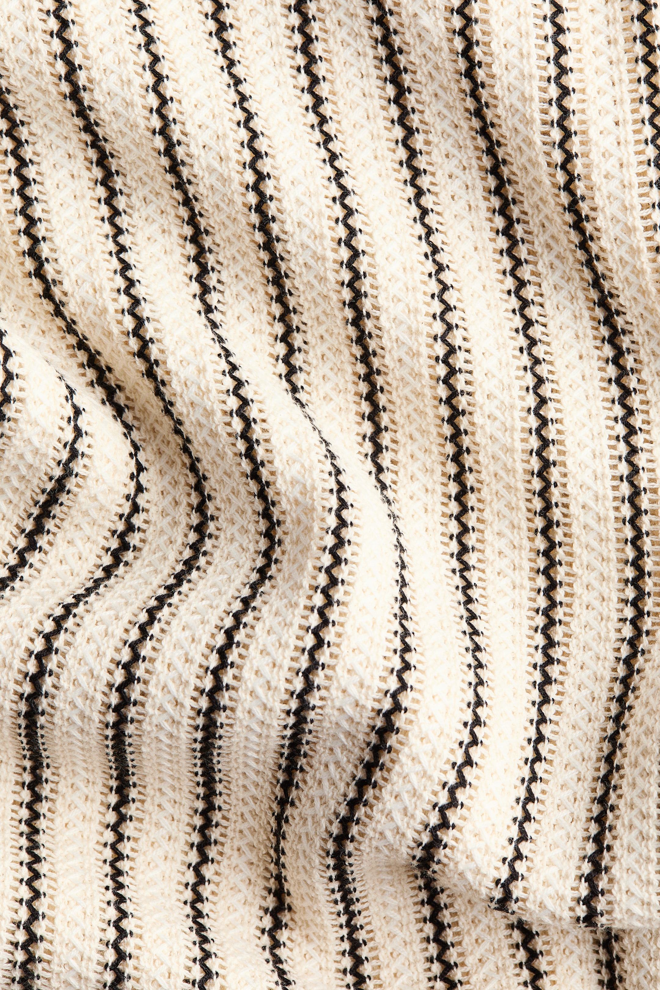 Wide-Leg Textured-Knit Pants
