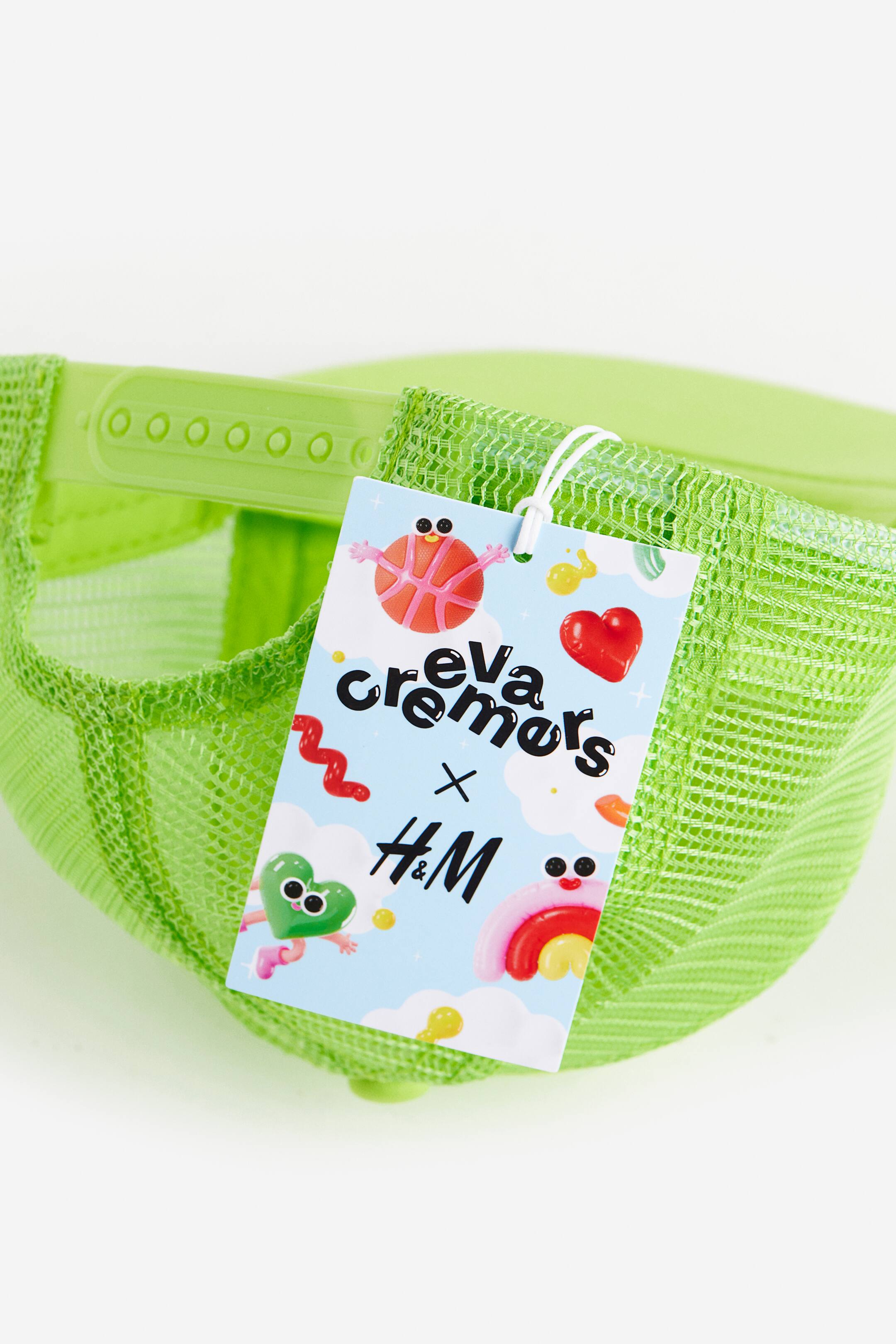 View larger image: Appliqué Cap - Light green - Kids | H&M AU 2