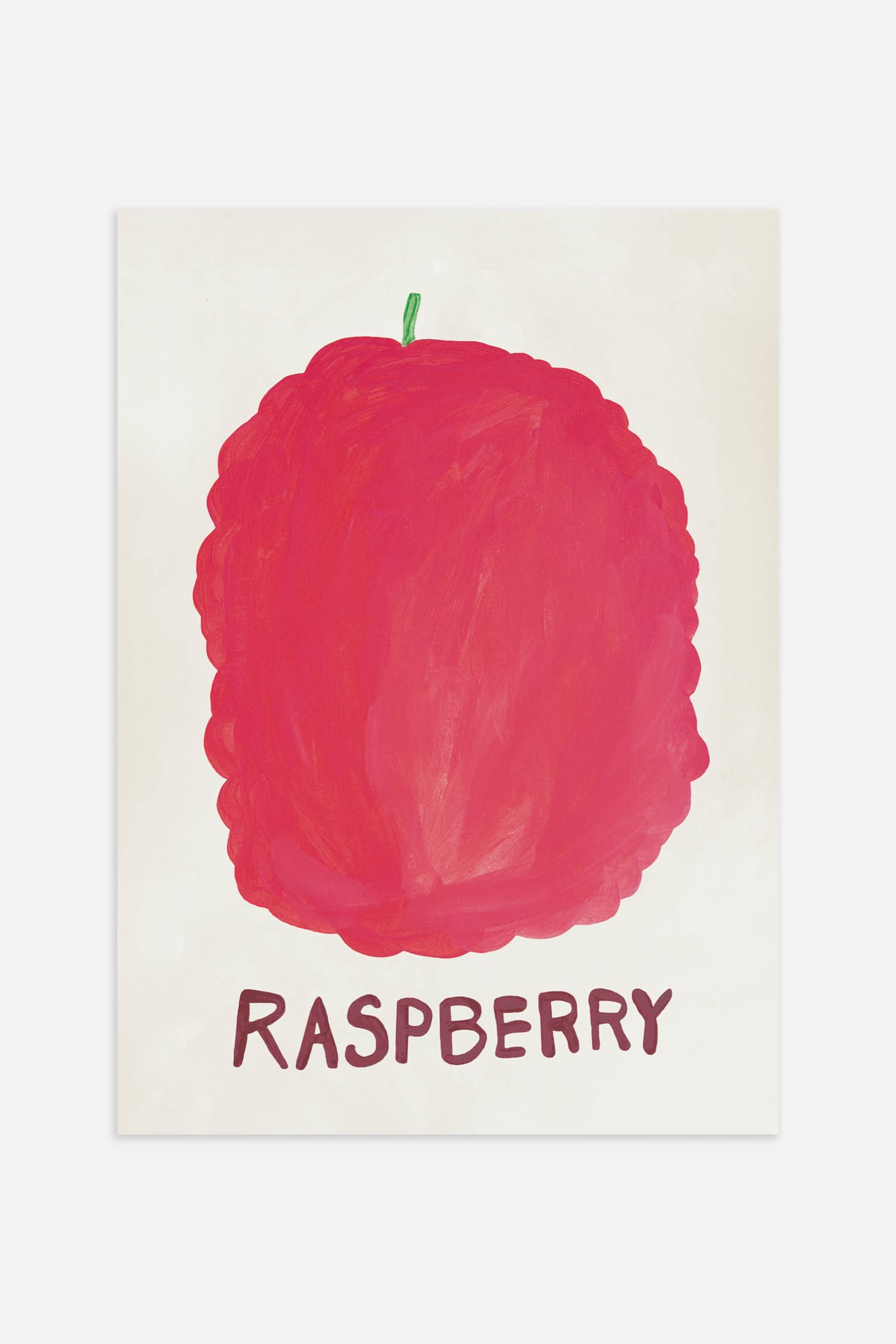 The Raspberry Poster - Red