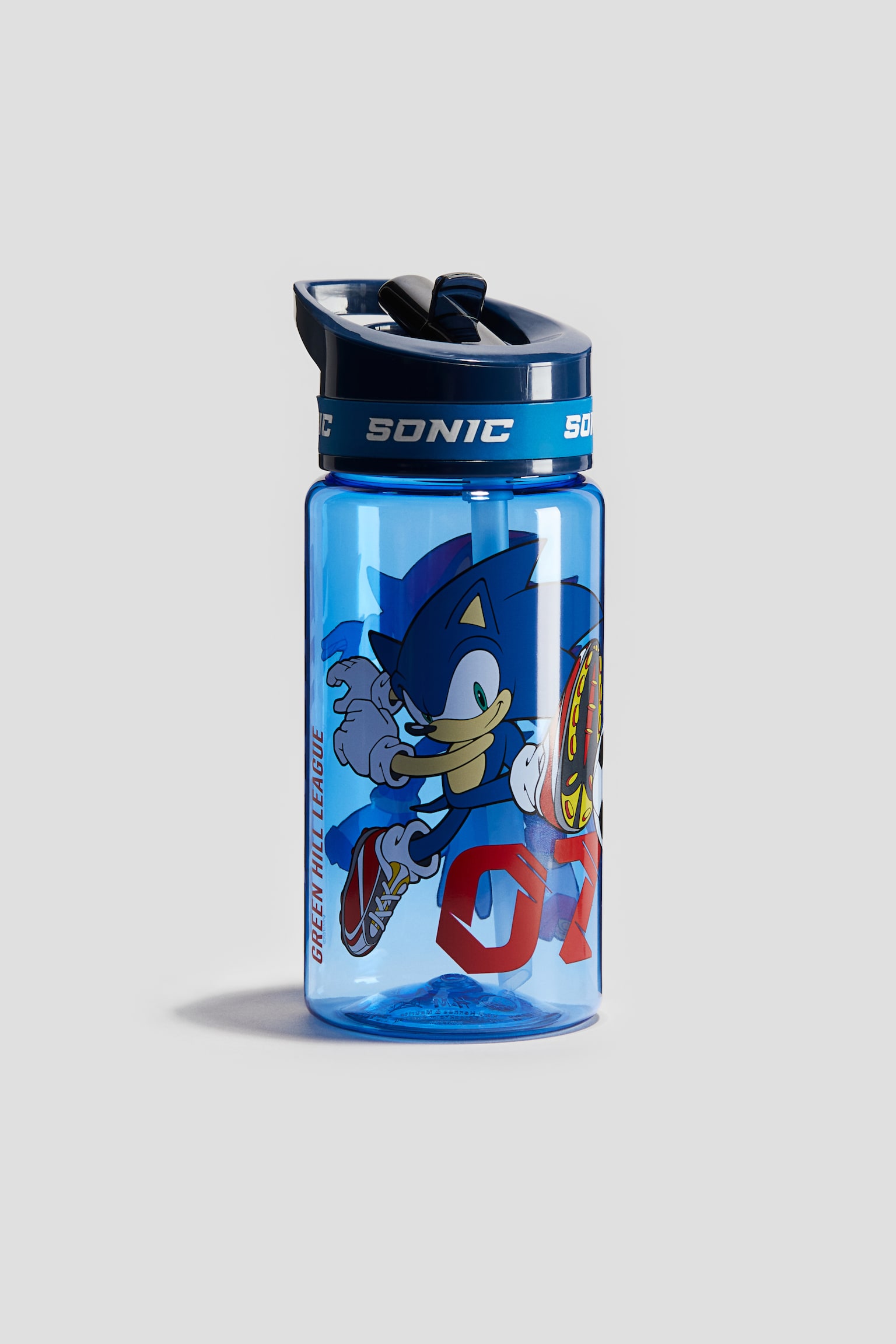 Printed water bottle - Blue/Sonic The Hedgehog/Black/Avengers/Black/Sonic the Hedgehog - 1