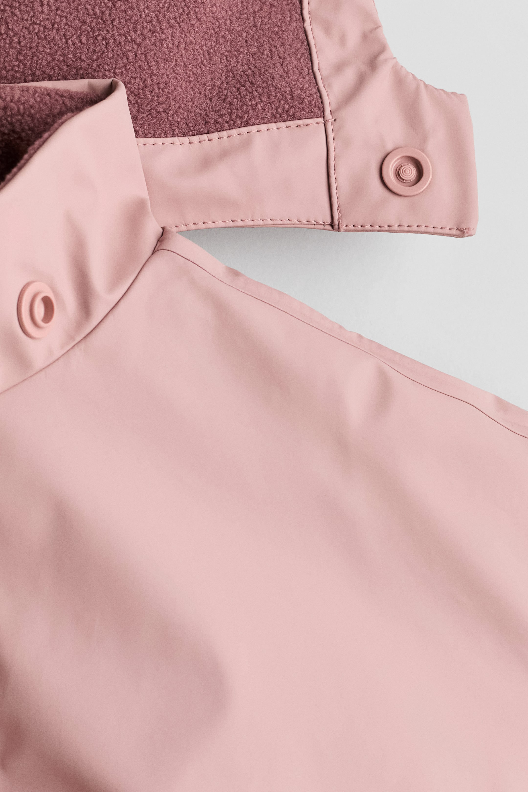 Fleece-Lined Rain Jacket