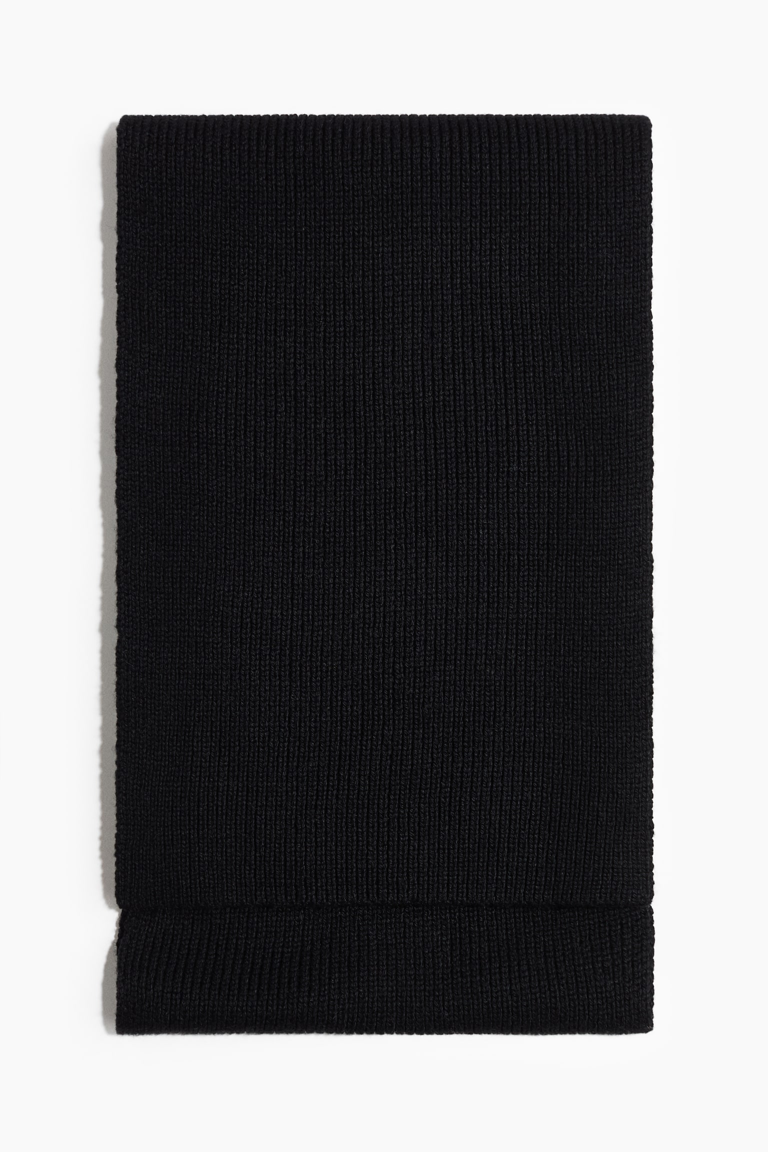 Knitted scarf - Black