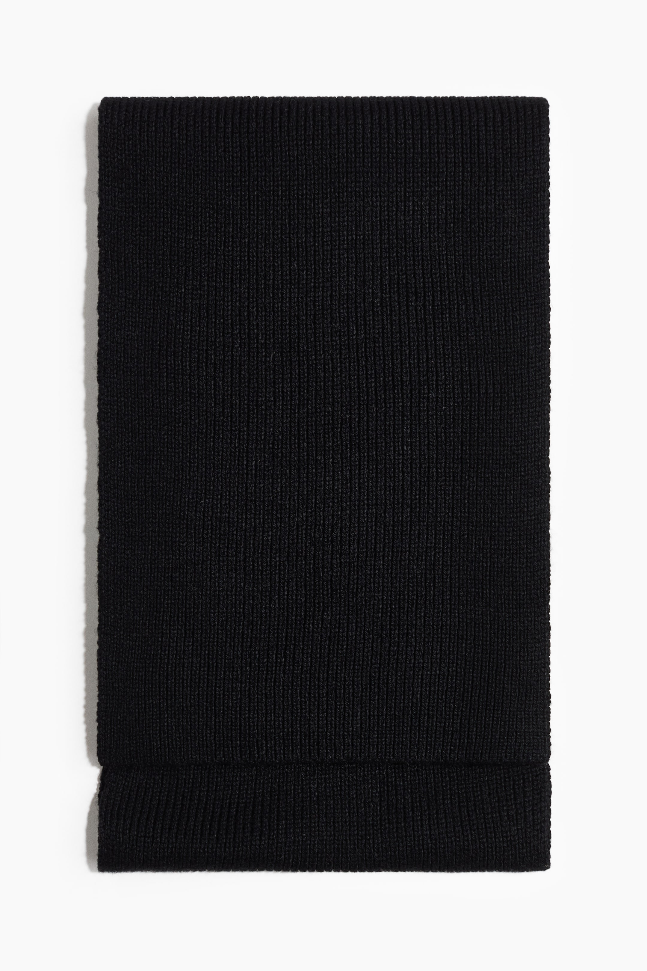 Prikaži veću sliku: Knitted scarf - Black - Men | H&M RS 1