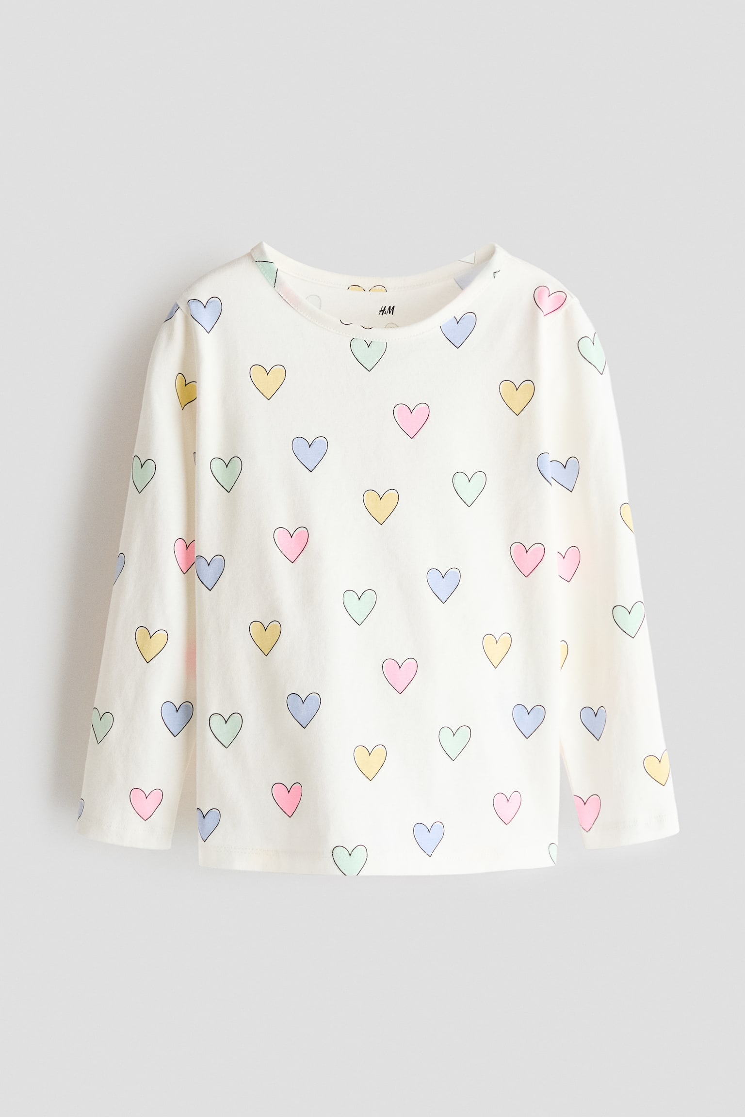 Baskılı Jarse Üst - Beyaz/Kalpler/Mavi/Çiçekli/Beyaz/Kirazlar/Açık bej/Kirazlar/Açık mor/Tek boynuzlu at/Beyaz/Çiçekli/Nane yeşili/Gökkuşağı