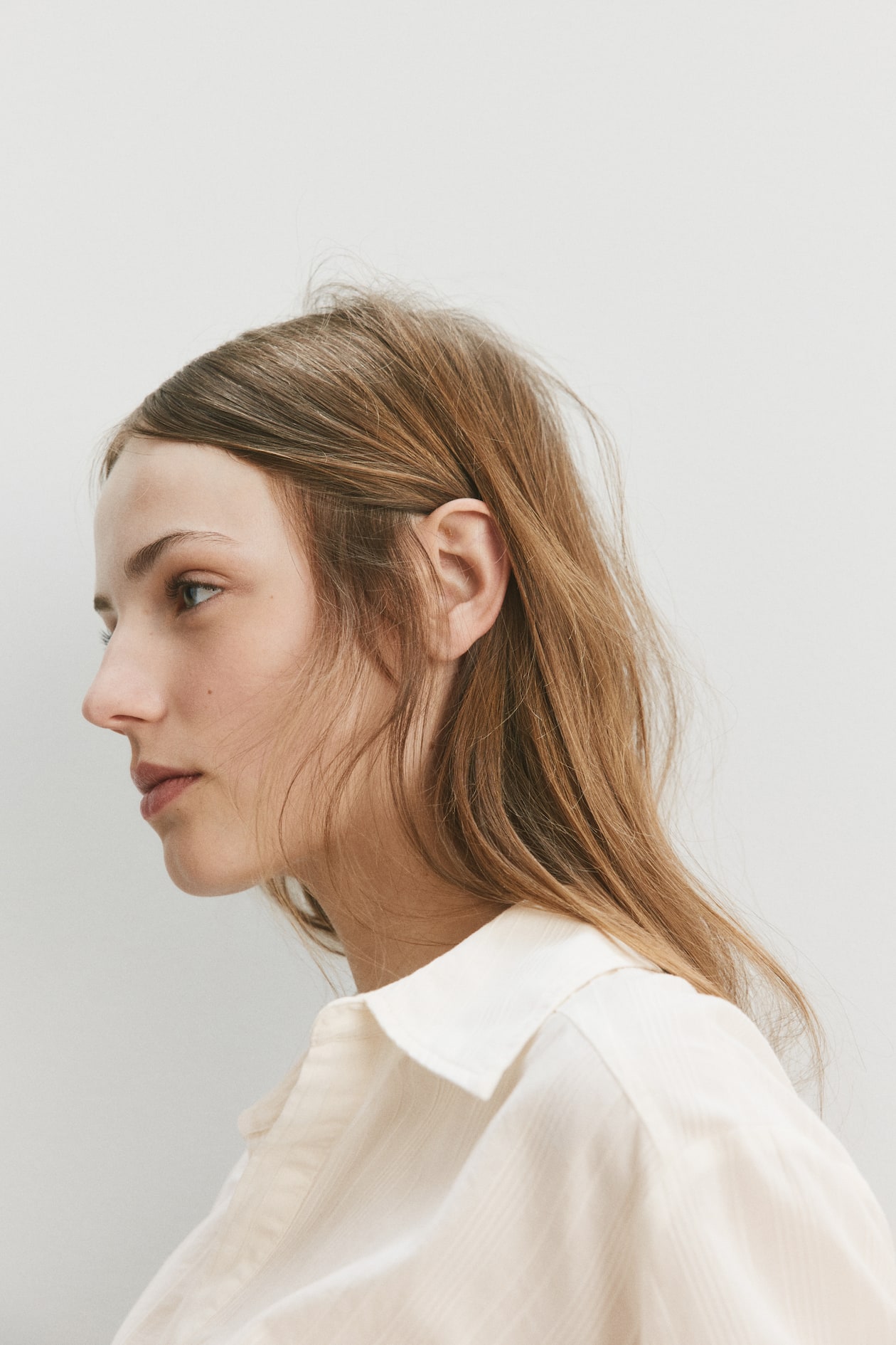 Cotton Wrap Shirt - image 2