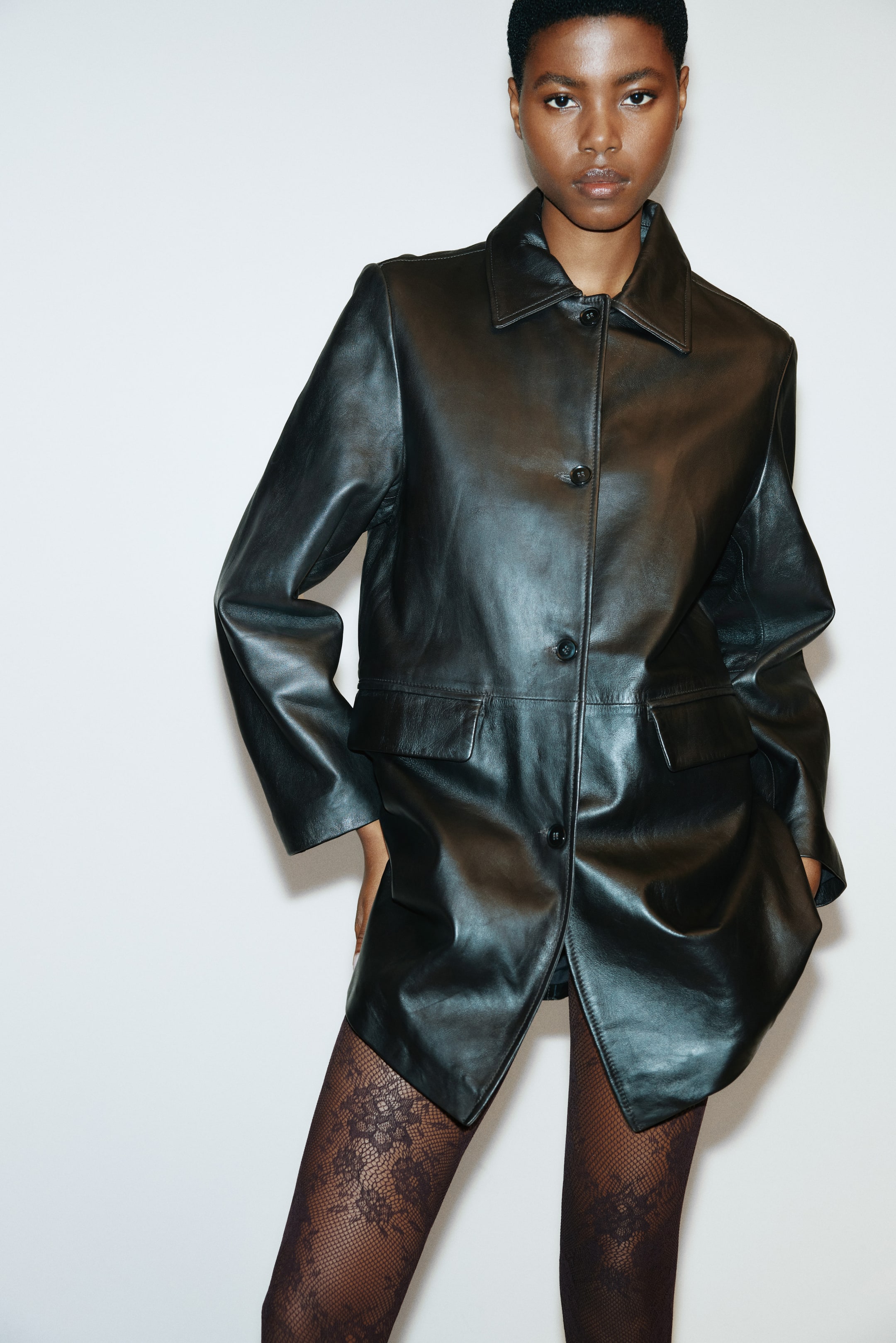 Ingrandisci l'immagine: Collant in pizzo - Bordeaux - DONNA | H&M CH 3