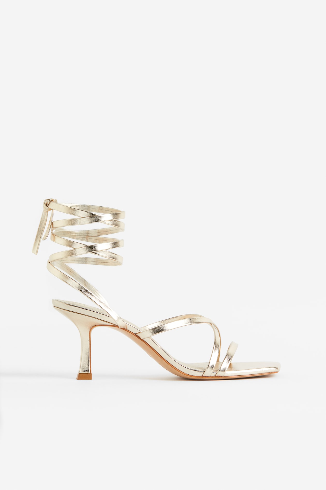 sandalen gold kleiner absatz