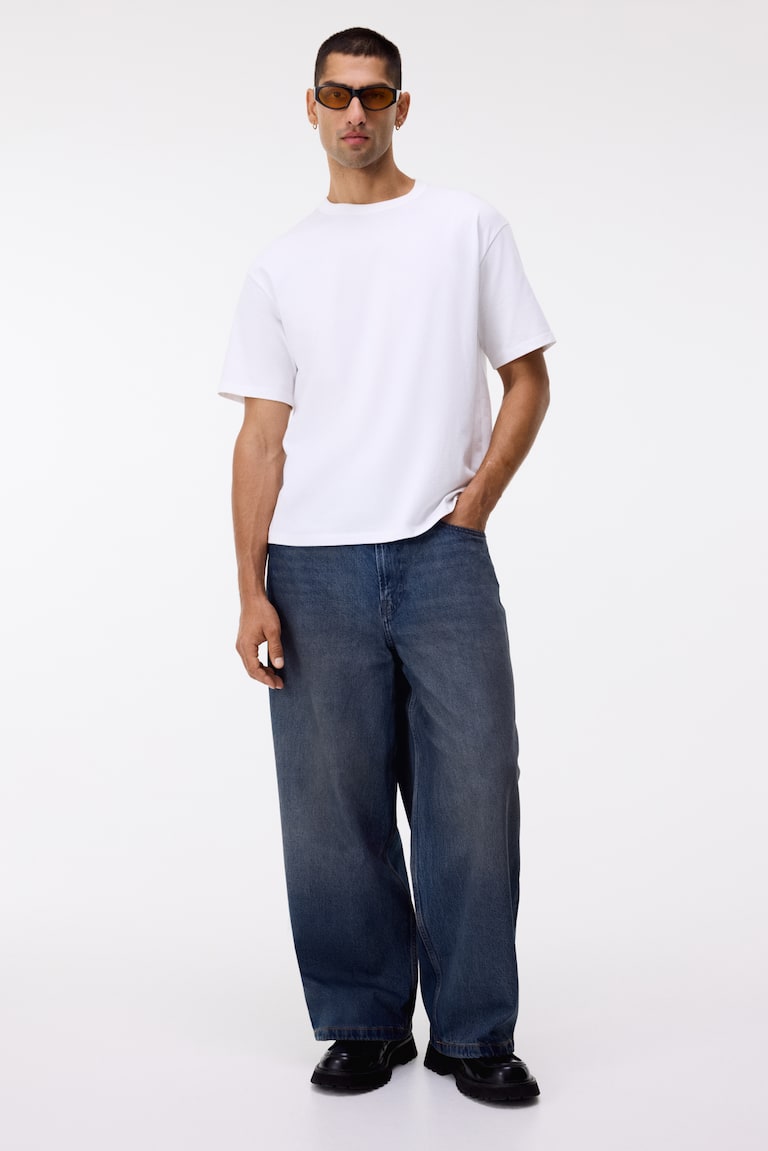 スーパーバギーデニム - デニムグレー - Men | H&M JP