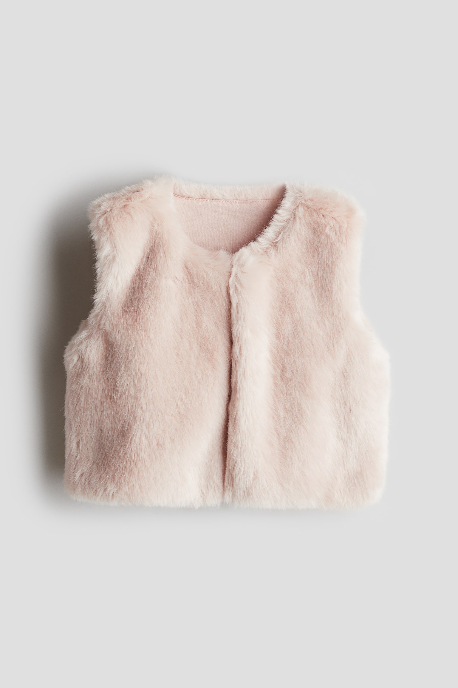 Fluffy gilet - ライトピンク - 1