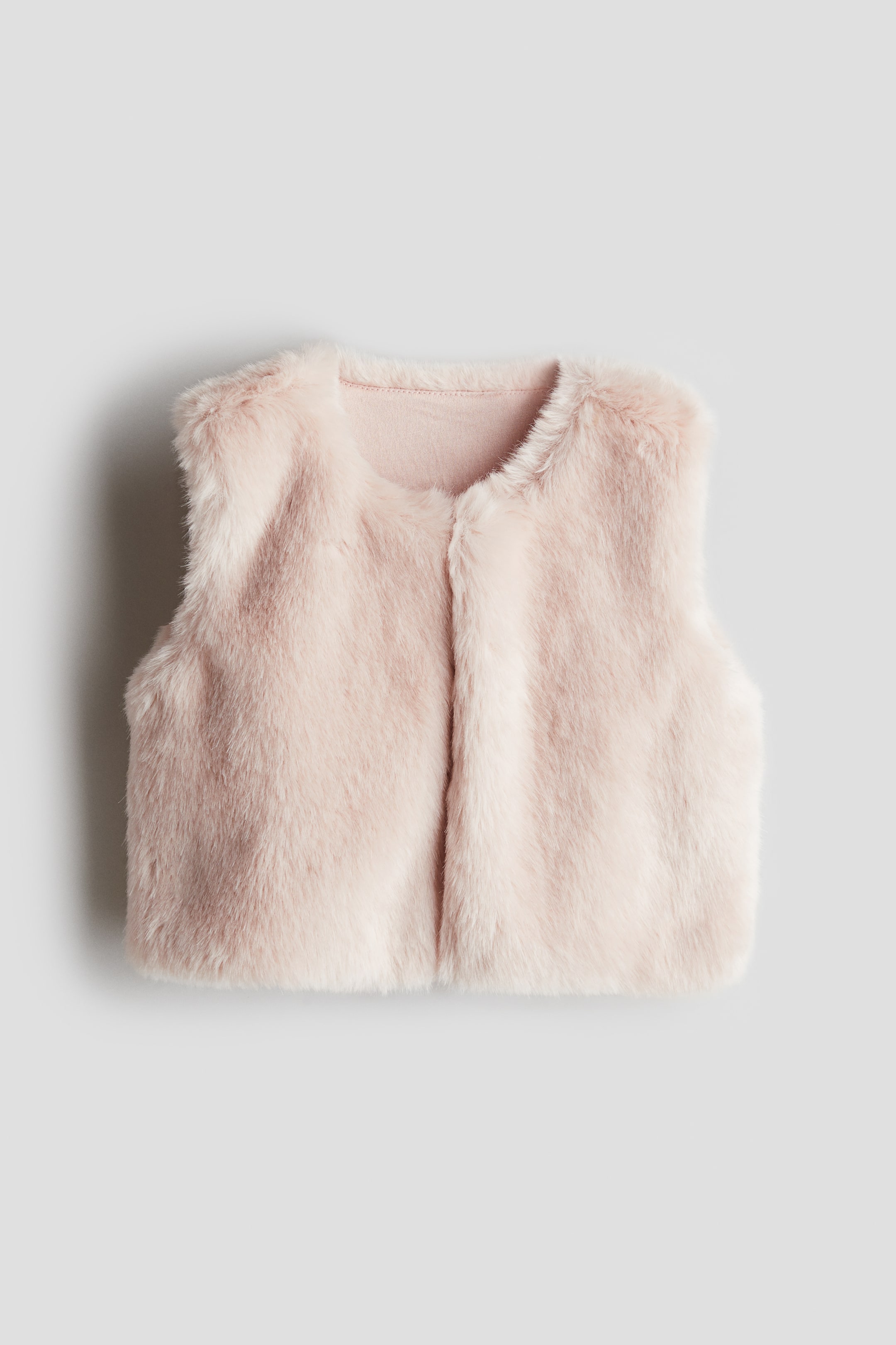 Fluffy gilet