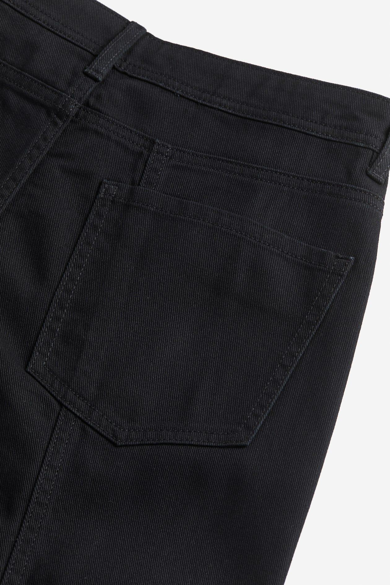 Wide-leg Twill Pants - image 2