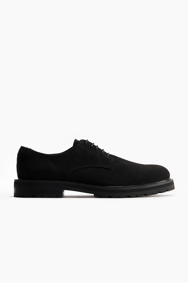 Derby Shoes - Black/Brown - 1