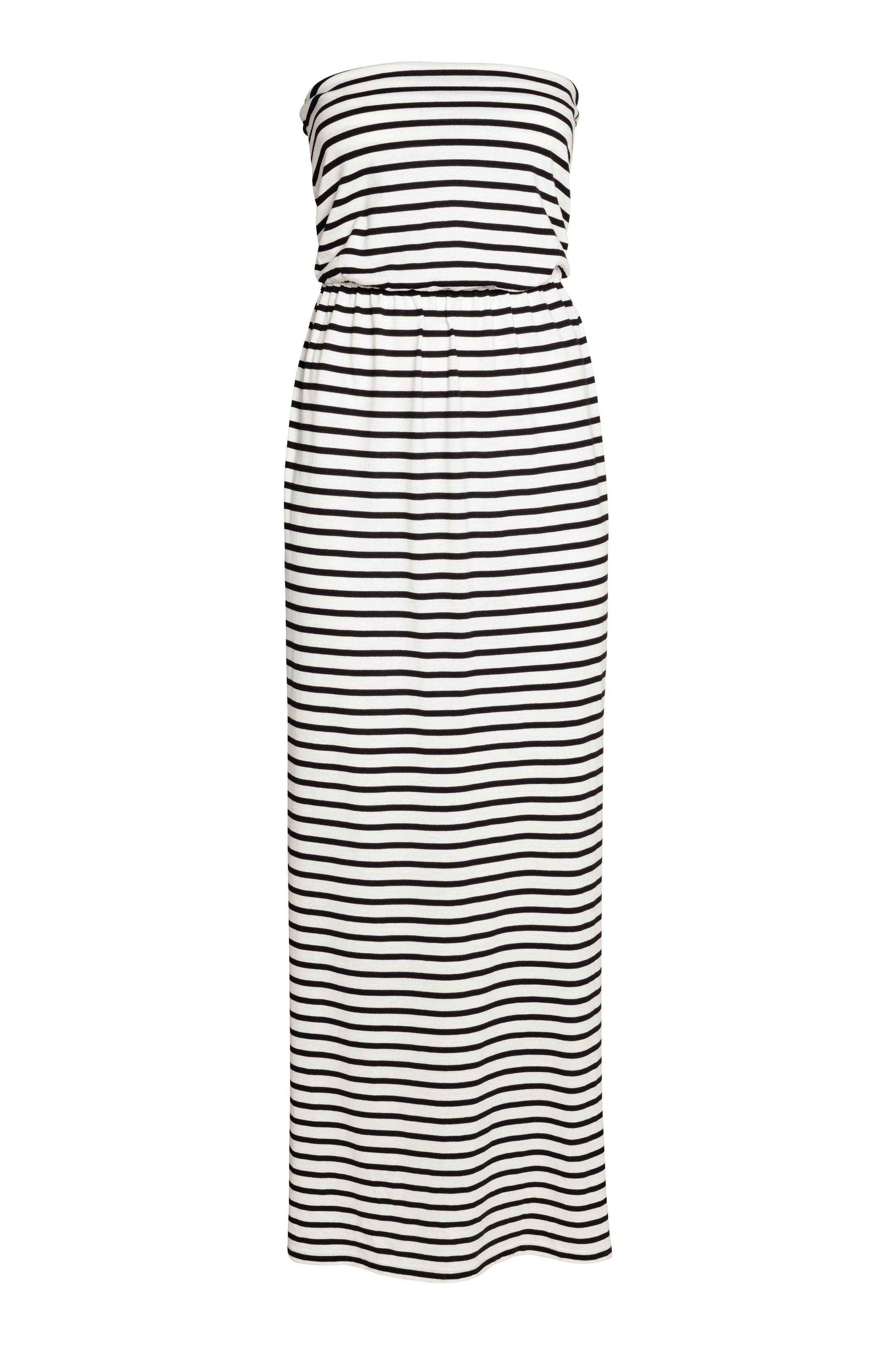 View larger image: Maxi Dress - White/Striped - Ladies | H&M CA 1