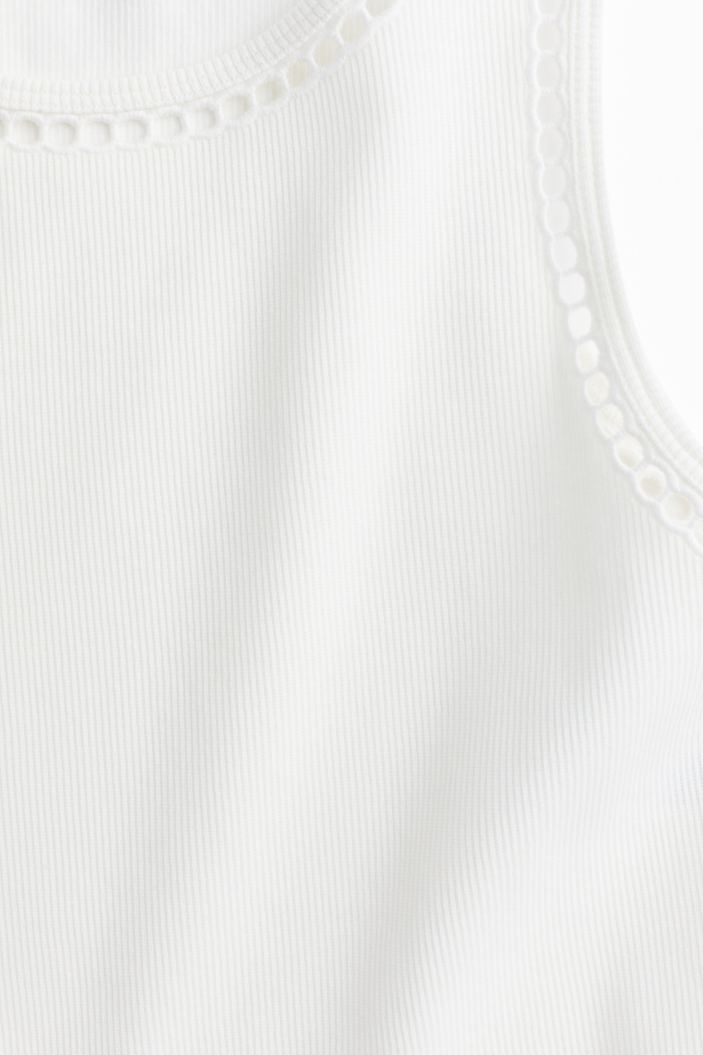 Cropped vest top