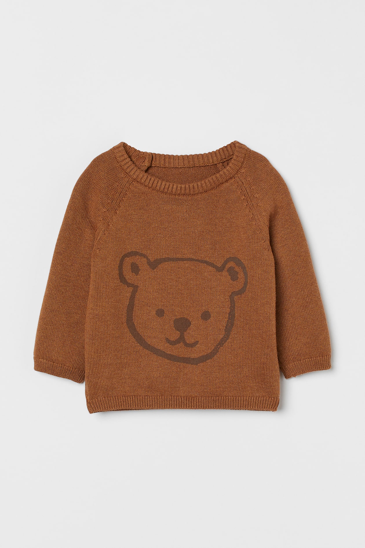 Knit Sweater - Brown/bear - Kids | H&M US