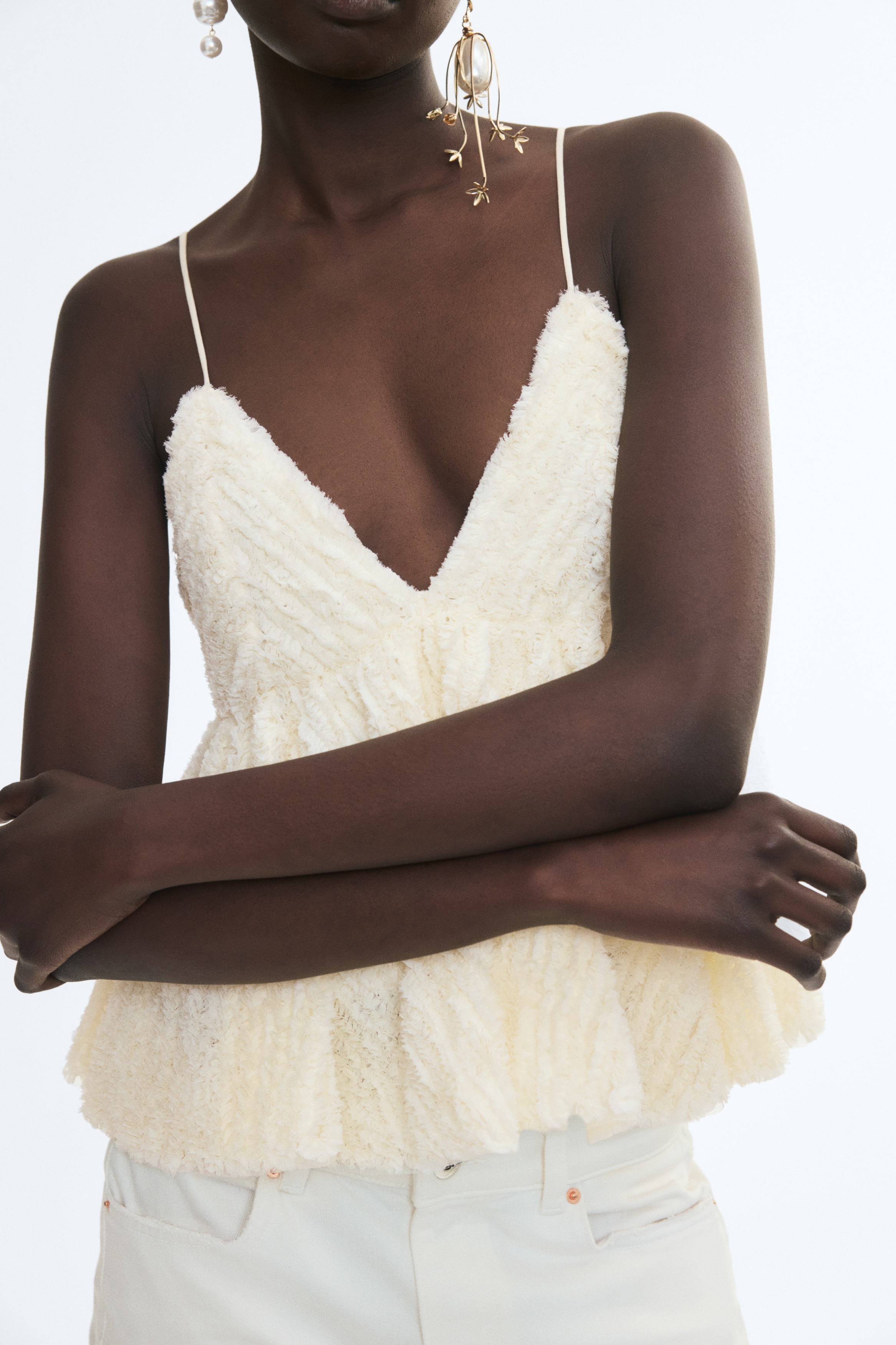 Ruffled Camisole Top - thumbnail 2