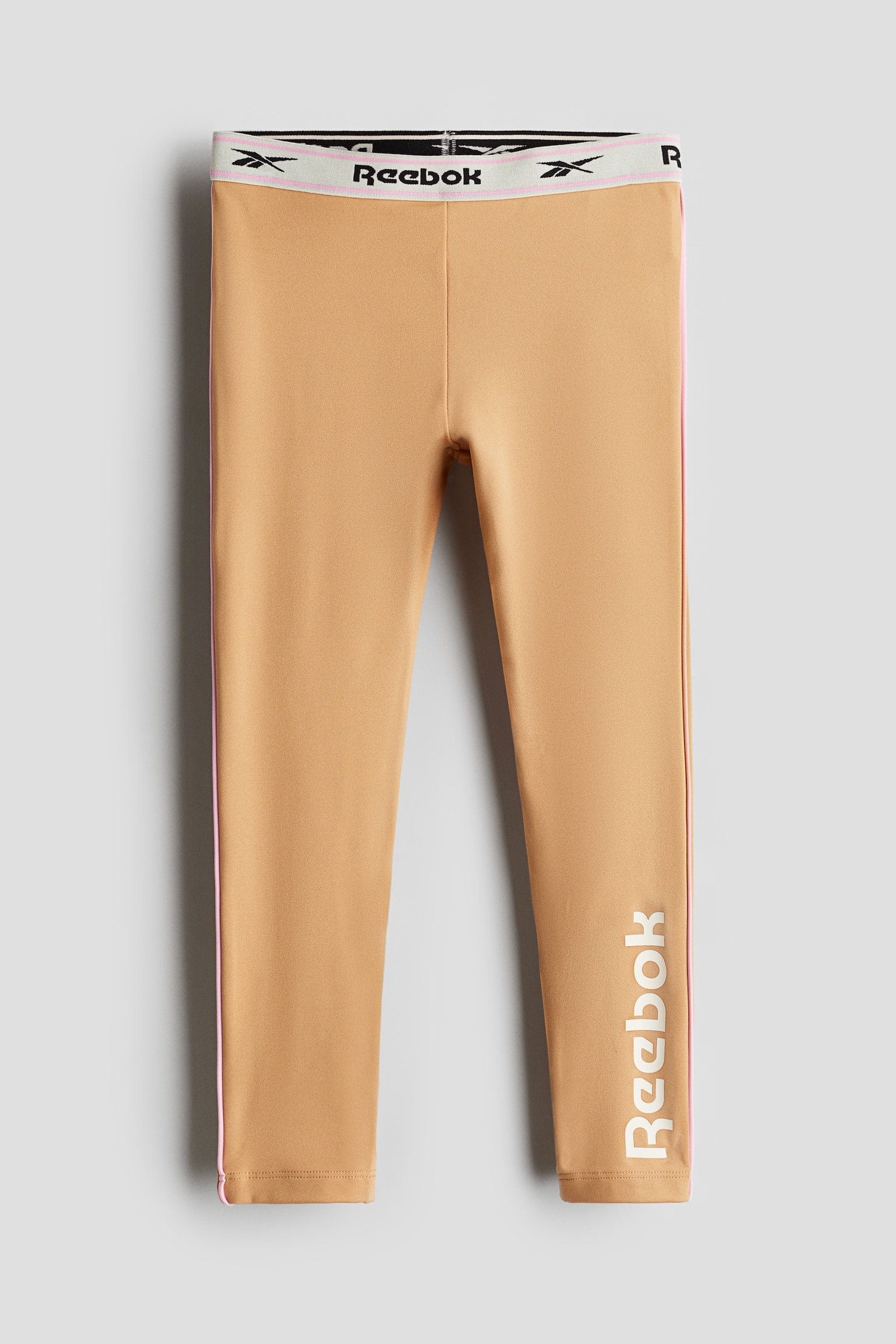 Детские леггинсы H&M Print-Detail, цвет: Бежевый — фото 1